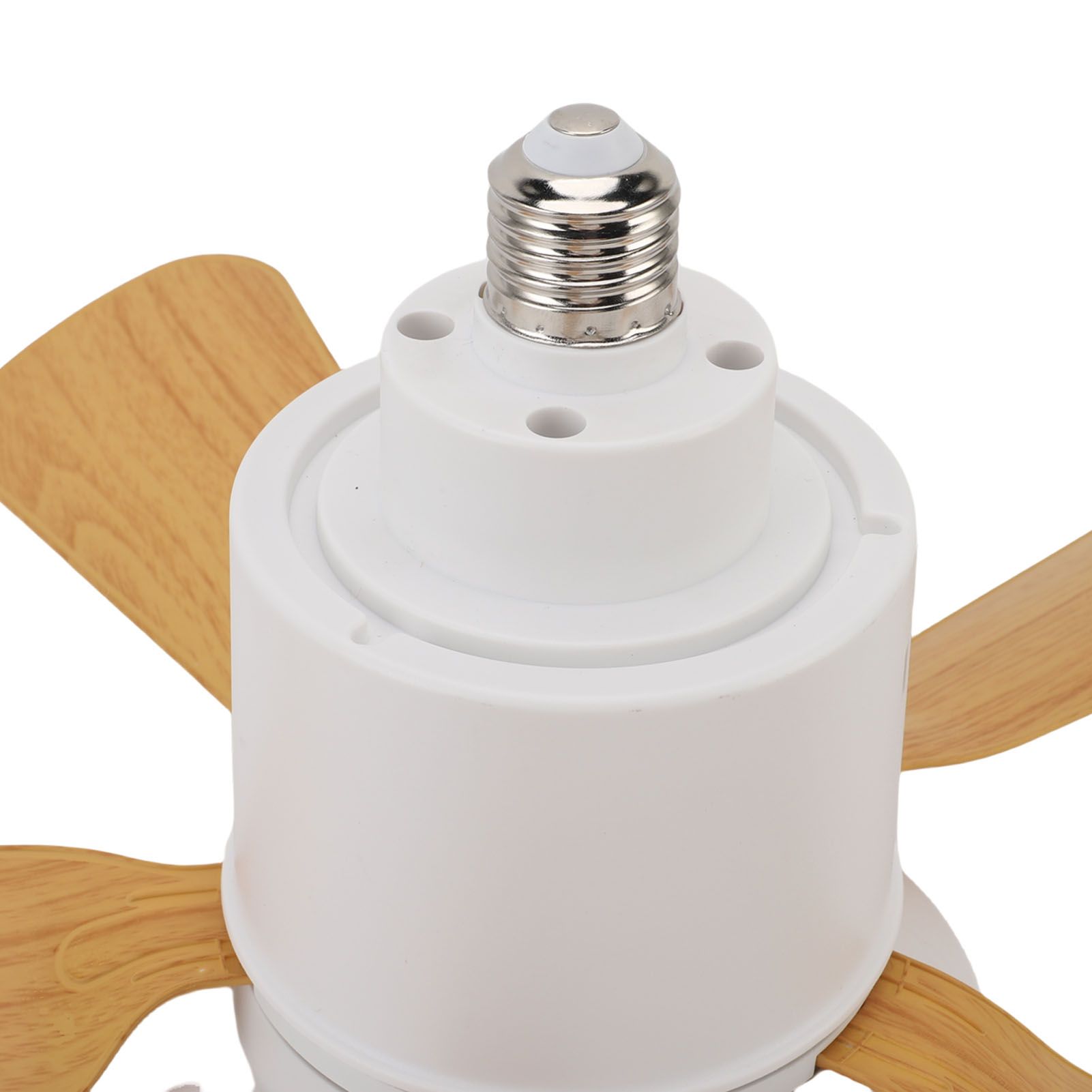 Socket Ceiling Fan Light with Remote Dimmable Small Ceiling Fan 3 Colors Easy view 7