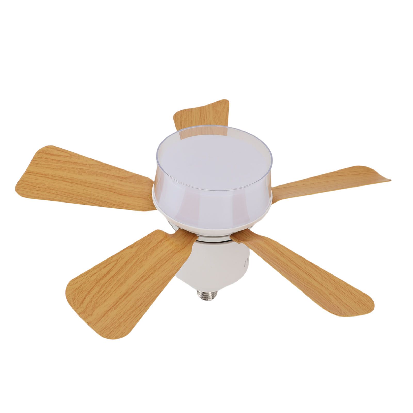Socket Ceiling Fan Light with Remote Dimmable Small Ceiling Fan 3 Colors Easy view 10
