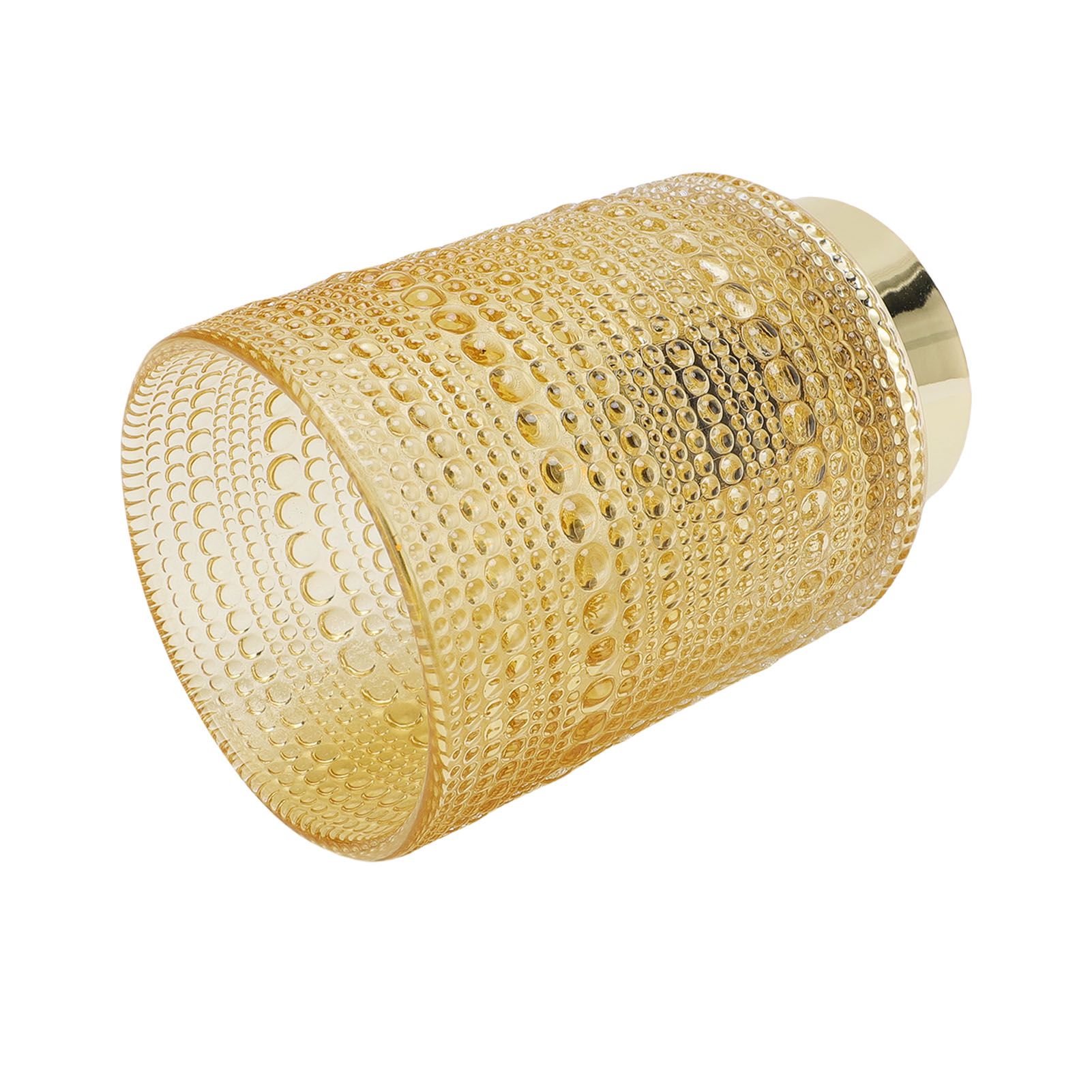 Battery Operated Lamp with Timer LED Bulb Amber Glass Table Lamp Decorative view 4
