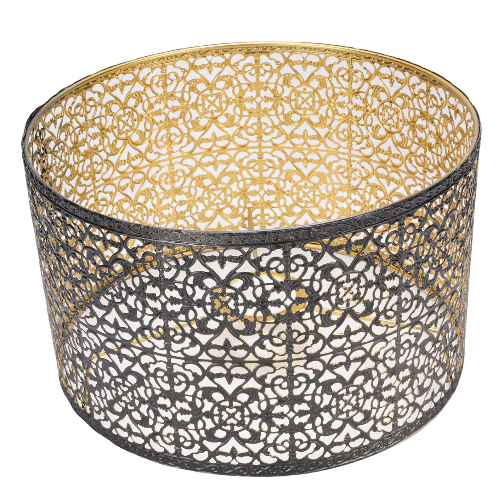 Metal Lampshade E14 E27 Iron Hollow Out Modern Decorative Cylinder Lamp Shade view 4