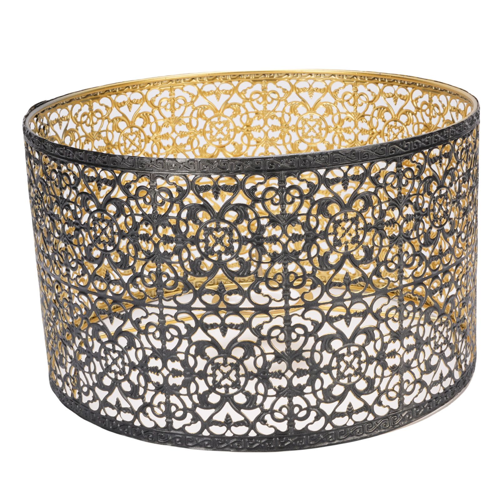 Metal Lampshade E14 E27 Iron Hollow Out Modern Decorative Cylinder Lamp Shade view 6