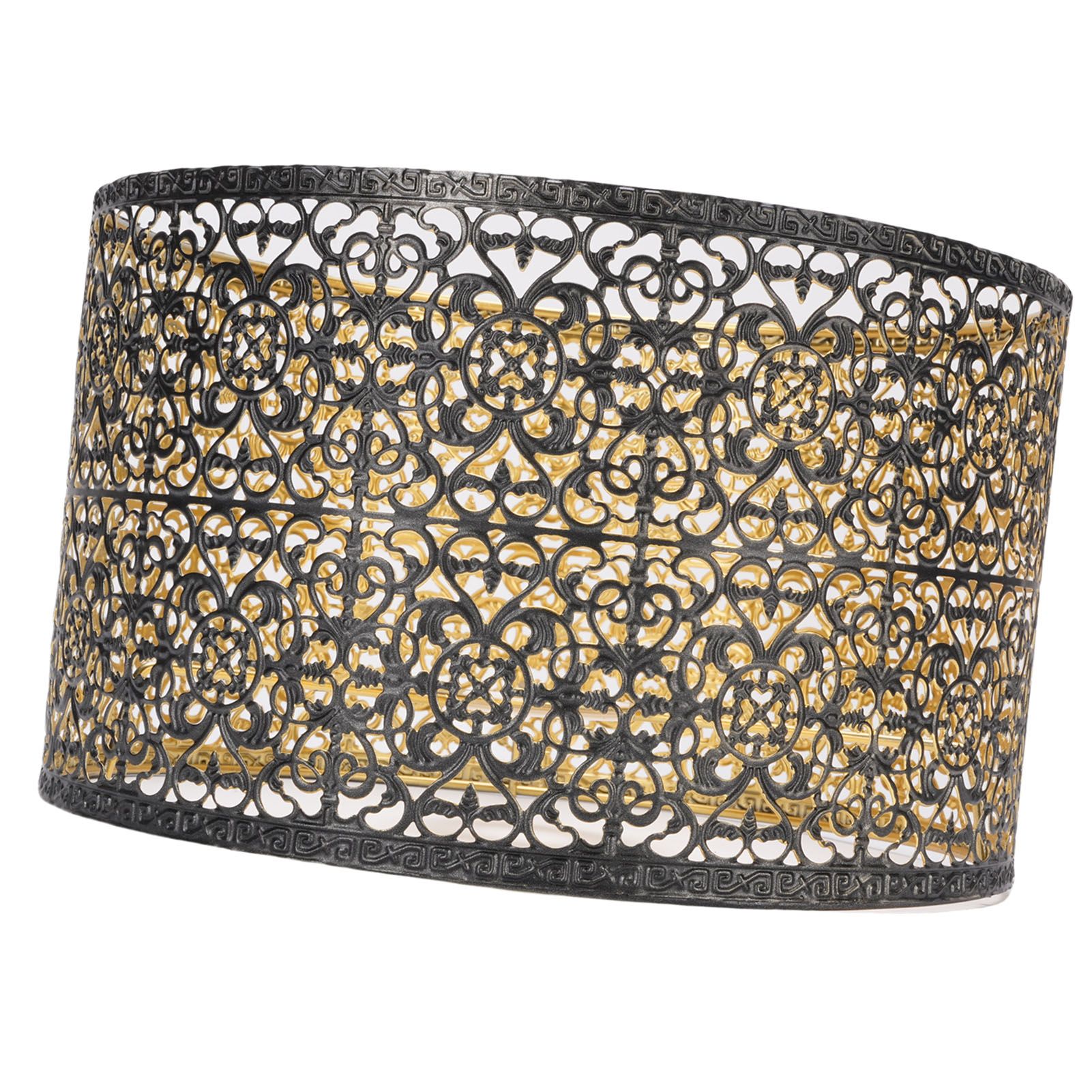 Metal Lampshade E14 E27 Iron Hollow Out Modern Decorative Cylinder Lamp Shade view 9