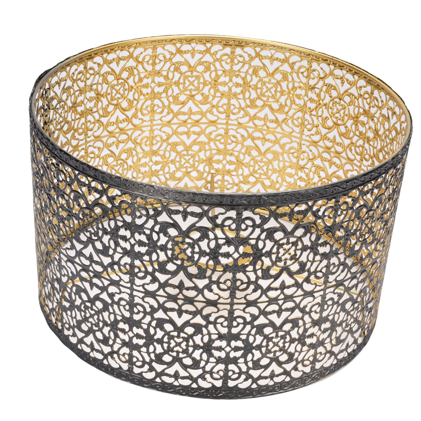 Metal Lampshade E14 E27 Iron Hollow Out Modern Decorative Cylinder Lamp Shade view 11