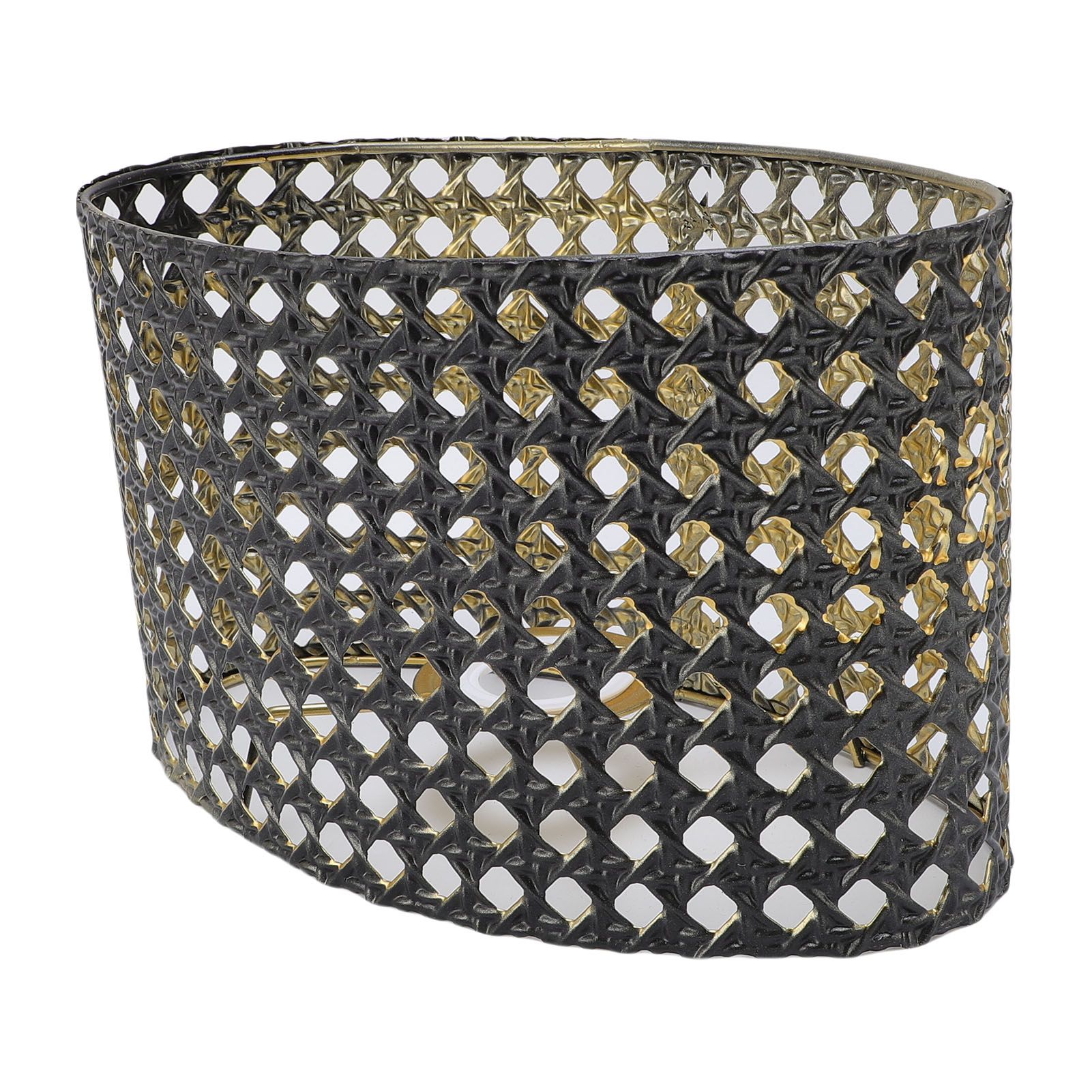 Lamp Shade Oval Shaped Metal Decorative Hollow Out Lampshade for E27 E14 Table view 9