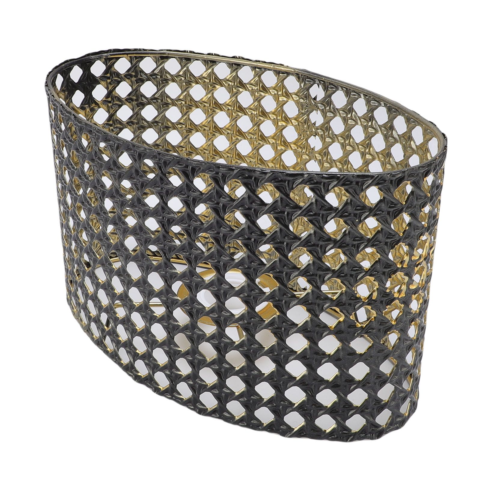 Lamp Shade Oval Shaped Metal Decorative Hollow Out Lampshade for E27 E14 Table view 10