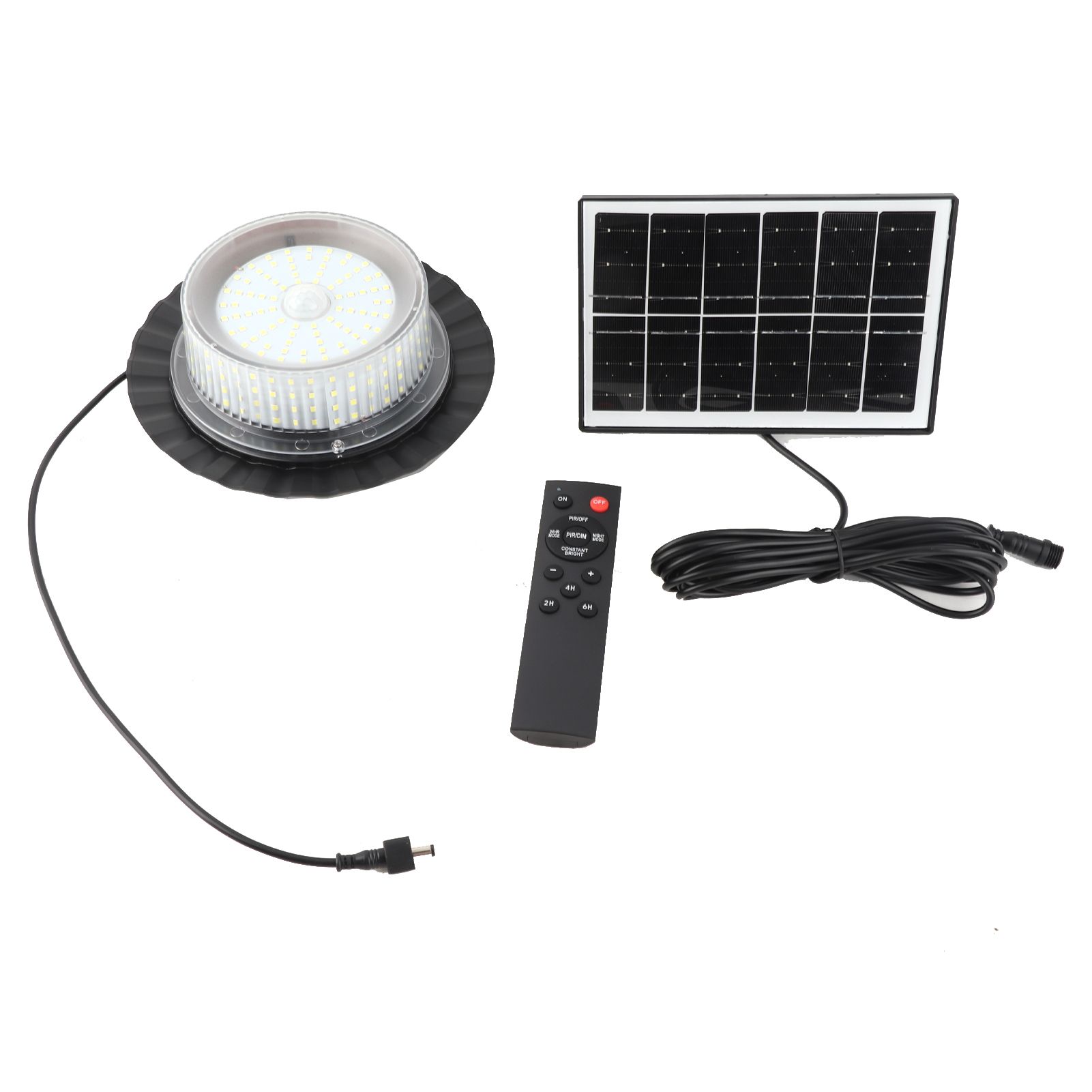 244LED Solar Hanging Light Aluminum Alloy ABS LED Remote Control Waterproof view 2
