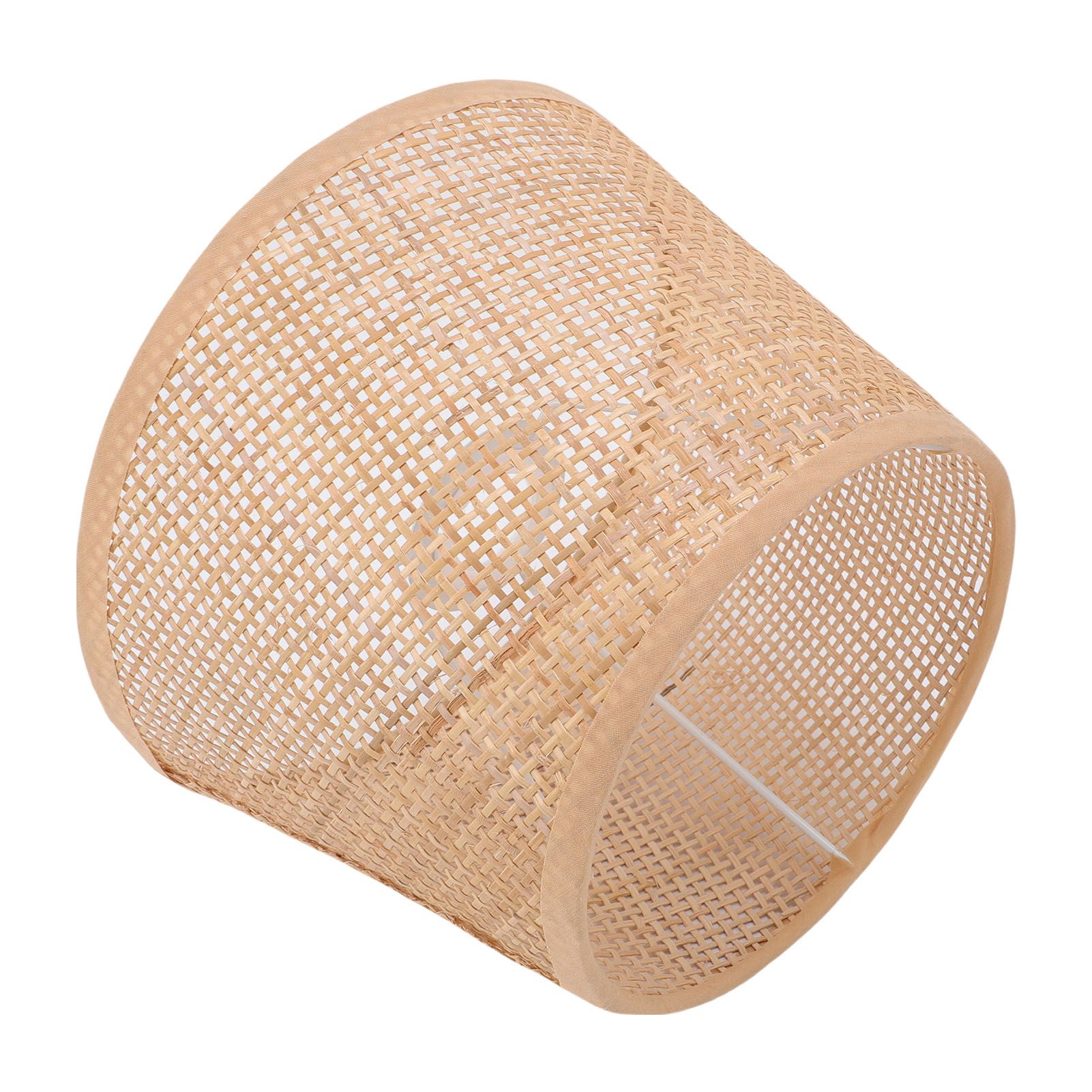 Lamp Shade Retro Hand Crafted Rattan Woven Lampshade Compatible with E27 E14 view 8
