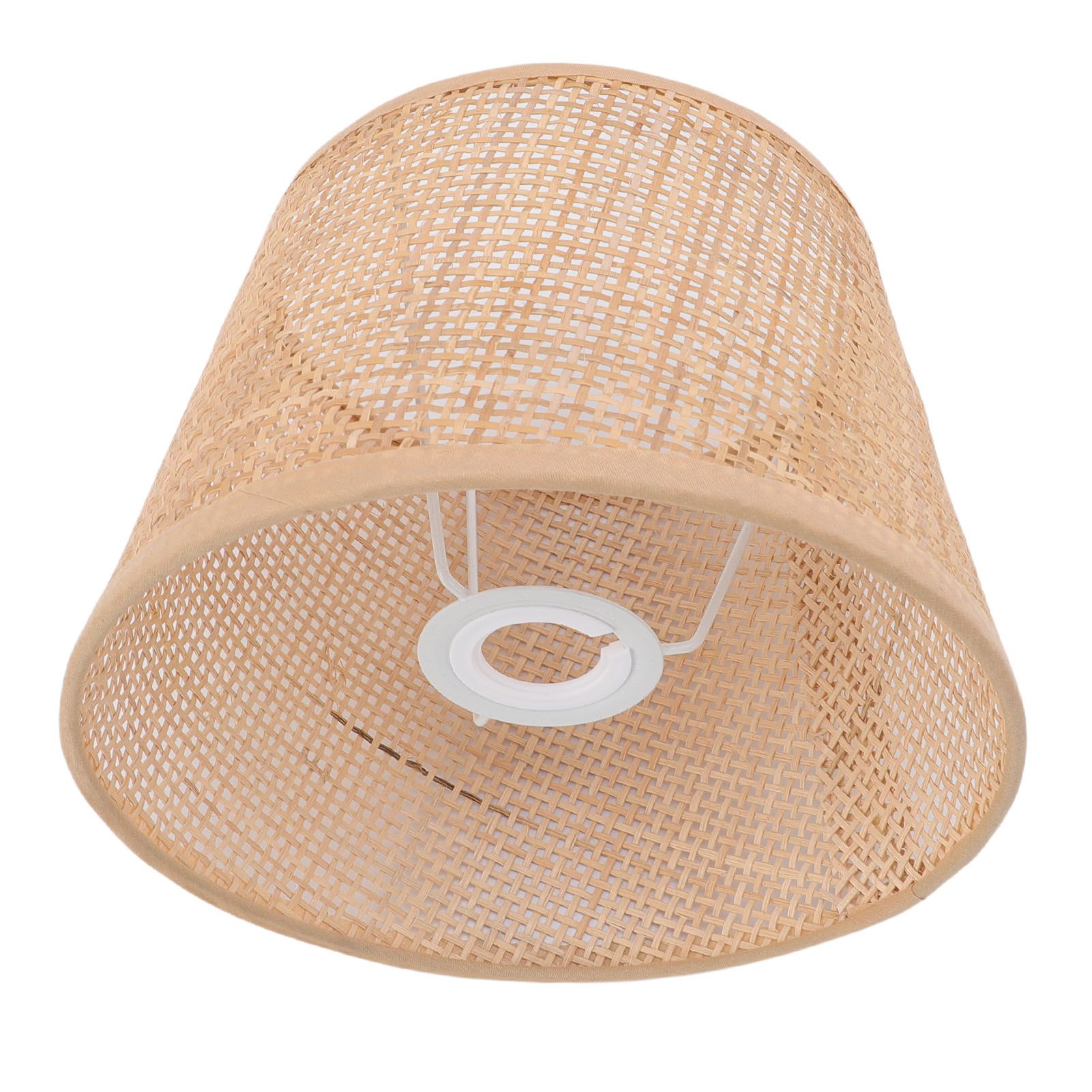 Lamp Shade Retro Hand Crafted Rattan Woven Lampshade Compatible with E27 E14 view 10