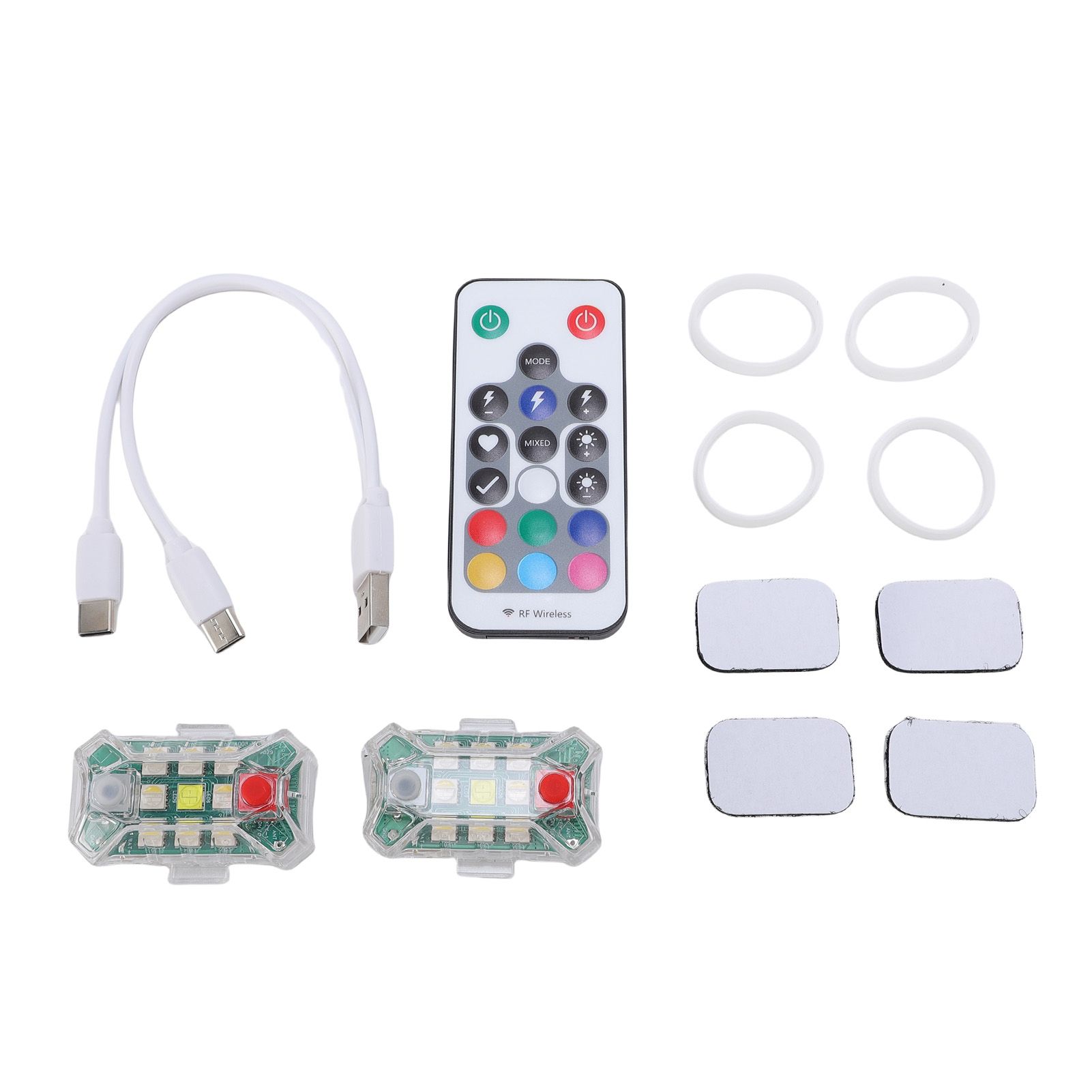 2pcs Wireless LED Strobe Lights IP65 Rated Anti Collision Remote Control view 3
