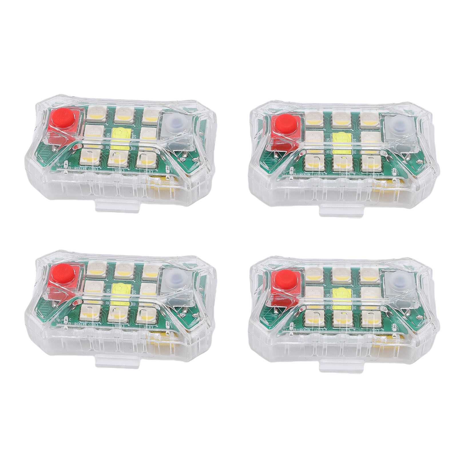 4PCS Wireless LED Strobe Lights with Remote Control RGB 7 Color Rechargeable view 11