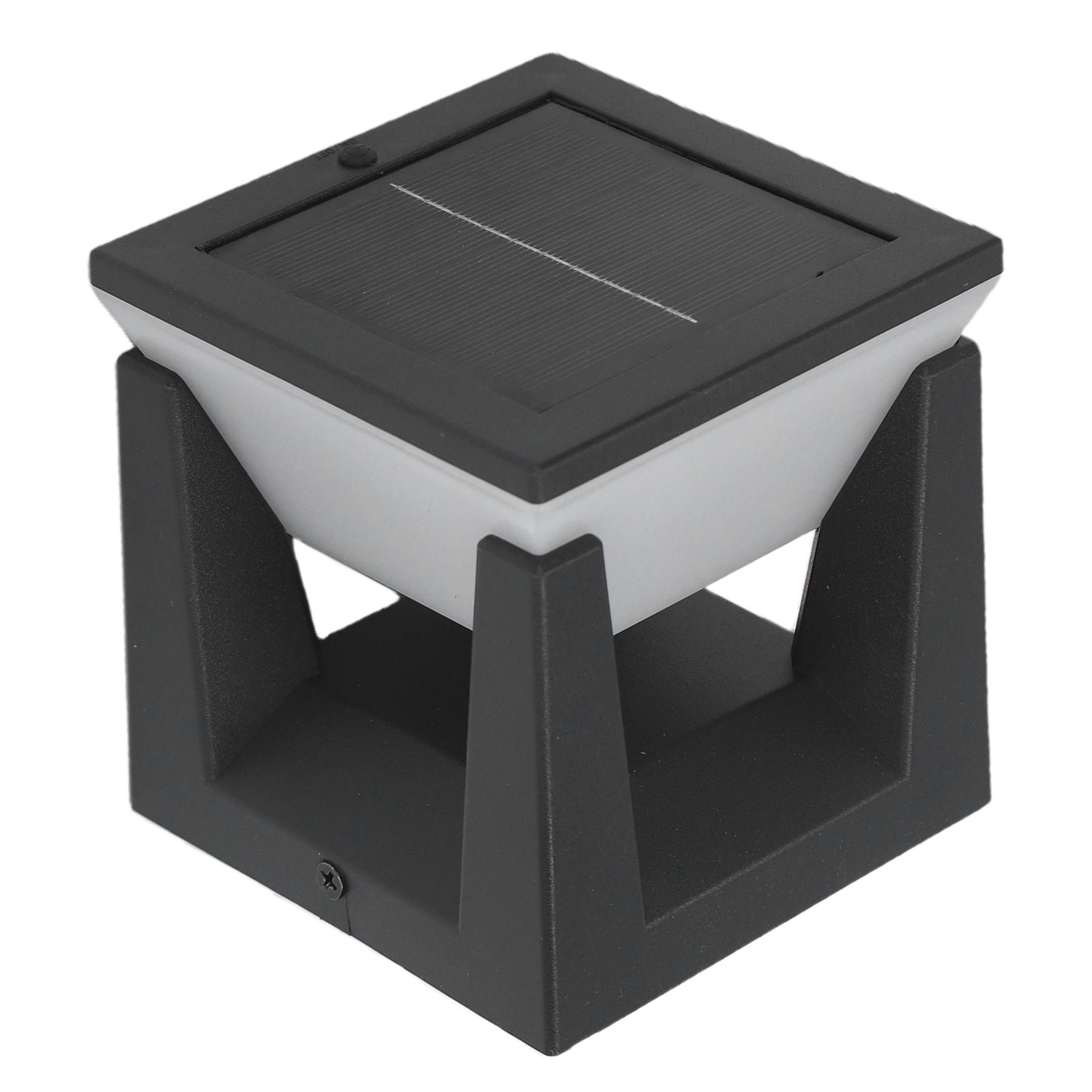 Solar Post Light Outdoor Column Pillar Lamp F100 Square view 4