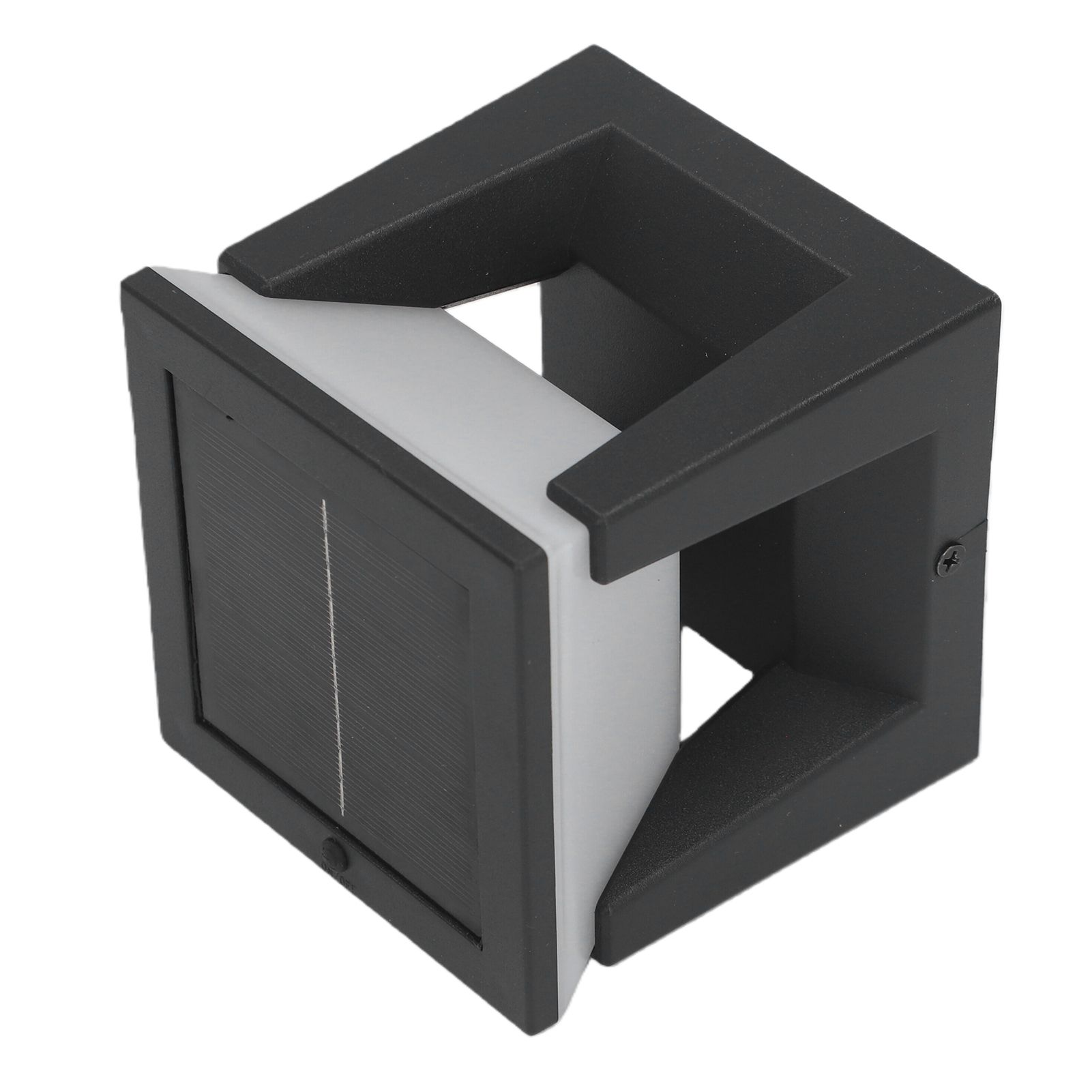 Solar Post Light Outdoor Column Pillar Lamp F100 Square view 5
