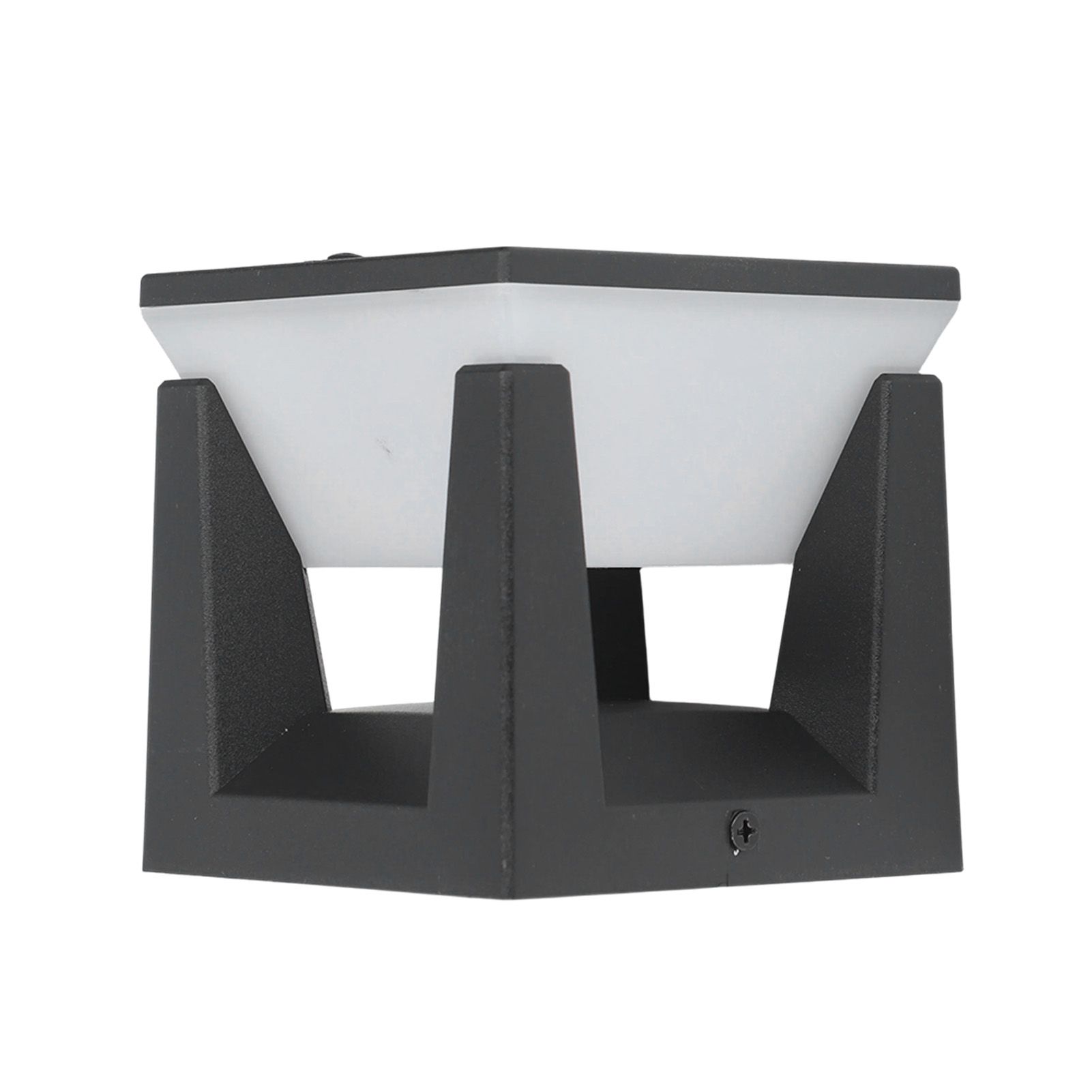 Solar Post Light Outdoor Column Pillar Lamp F100 Square view 10