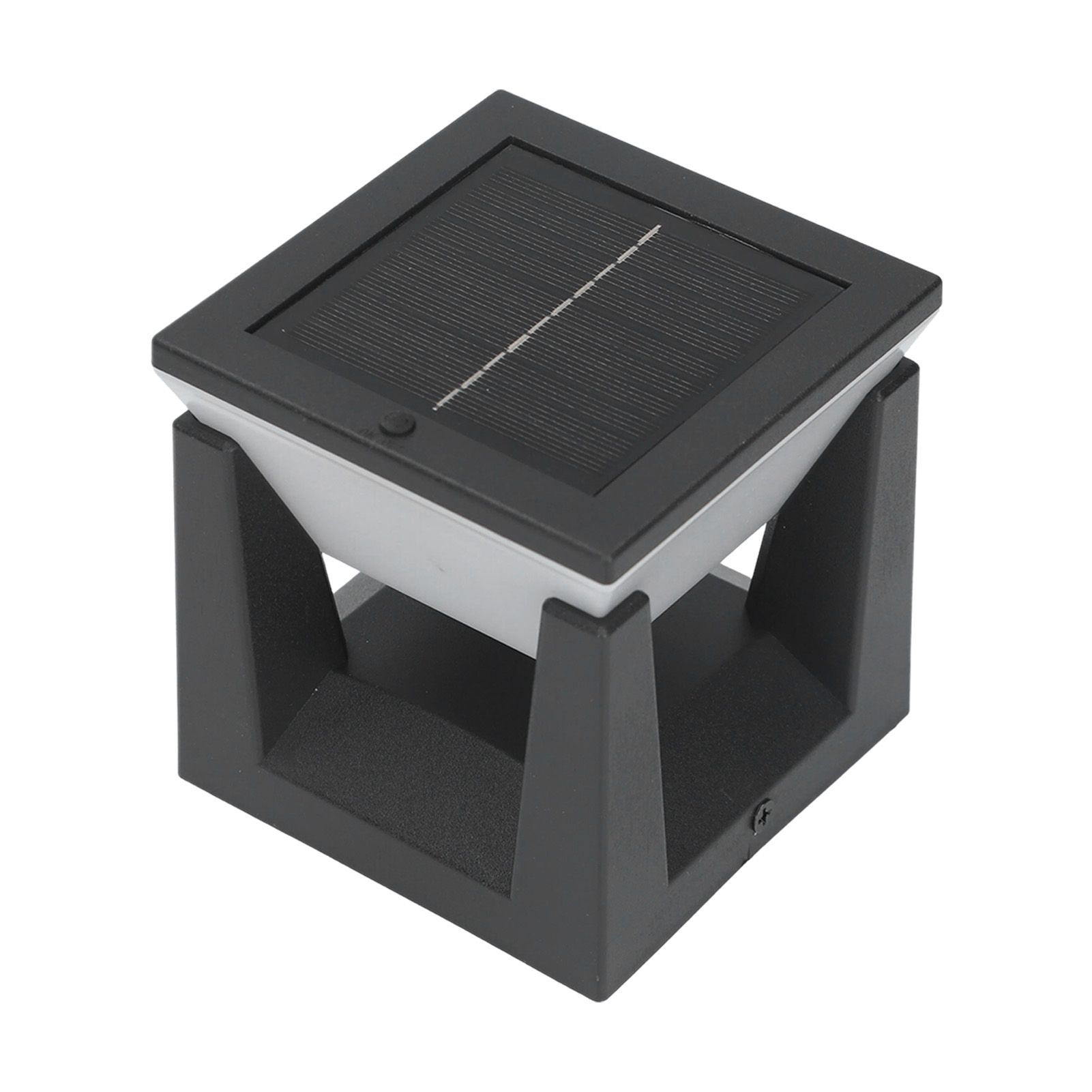 Solar Post Light Outdoor Column Pillar Lamp F100 Square view 12