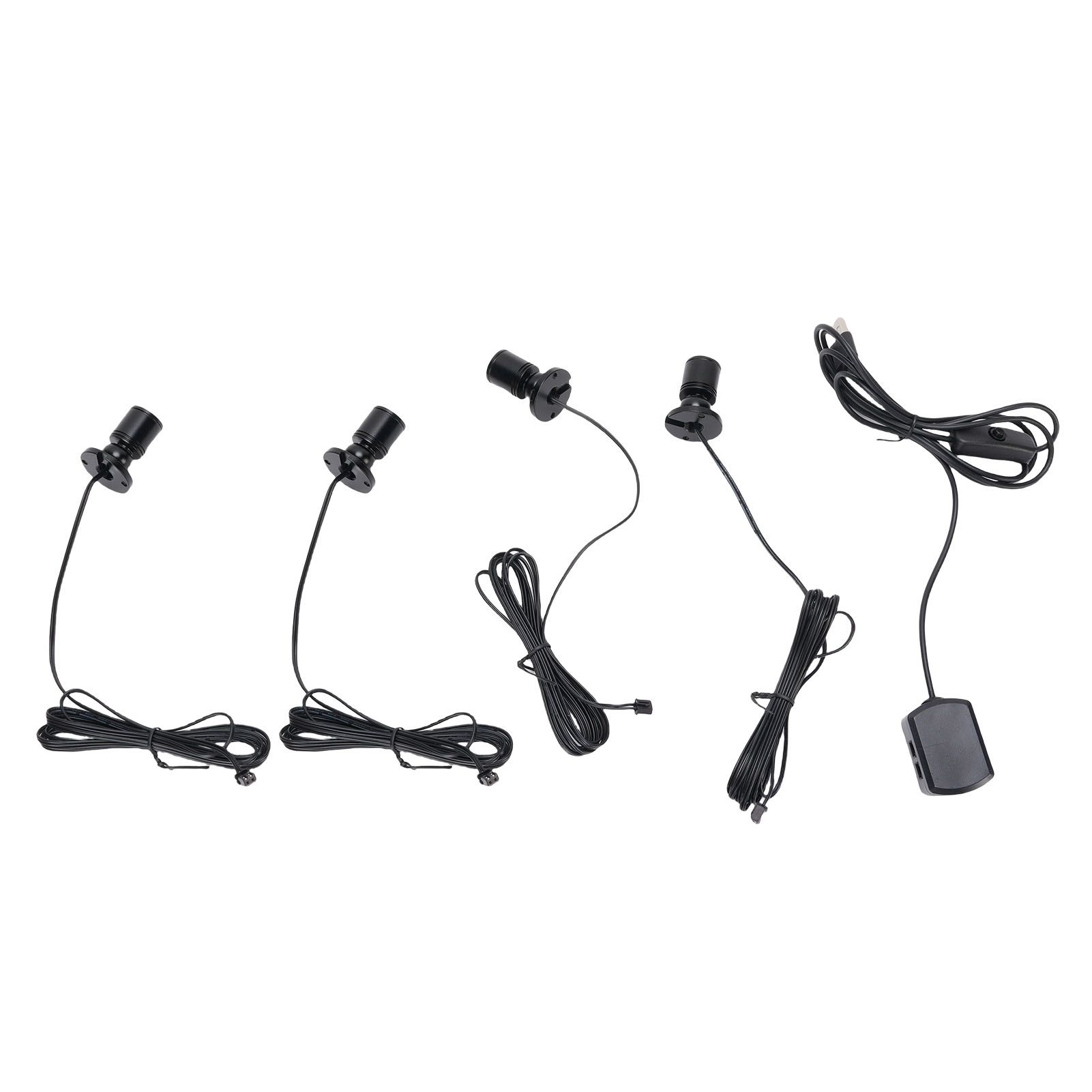 4PCS Mini Spotlight 90LM USB 360 Degree Rotating Indoor Spot Light Accent view 8