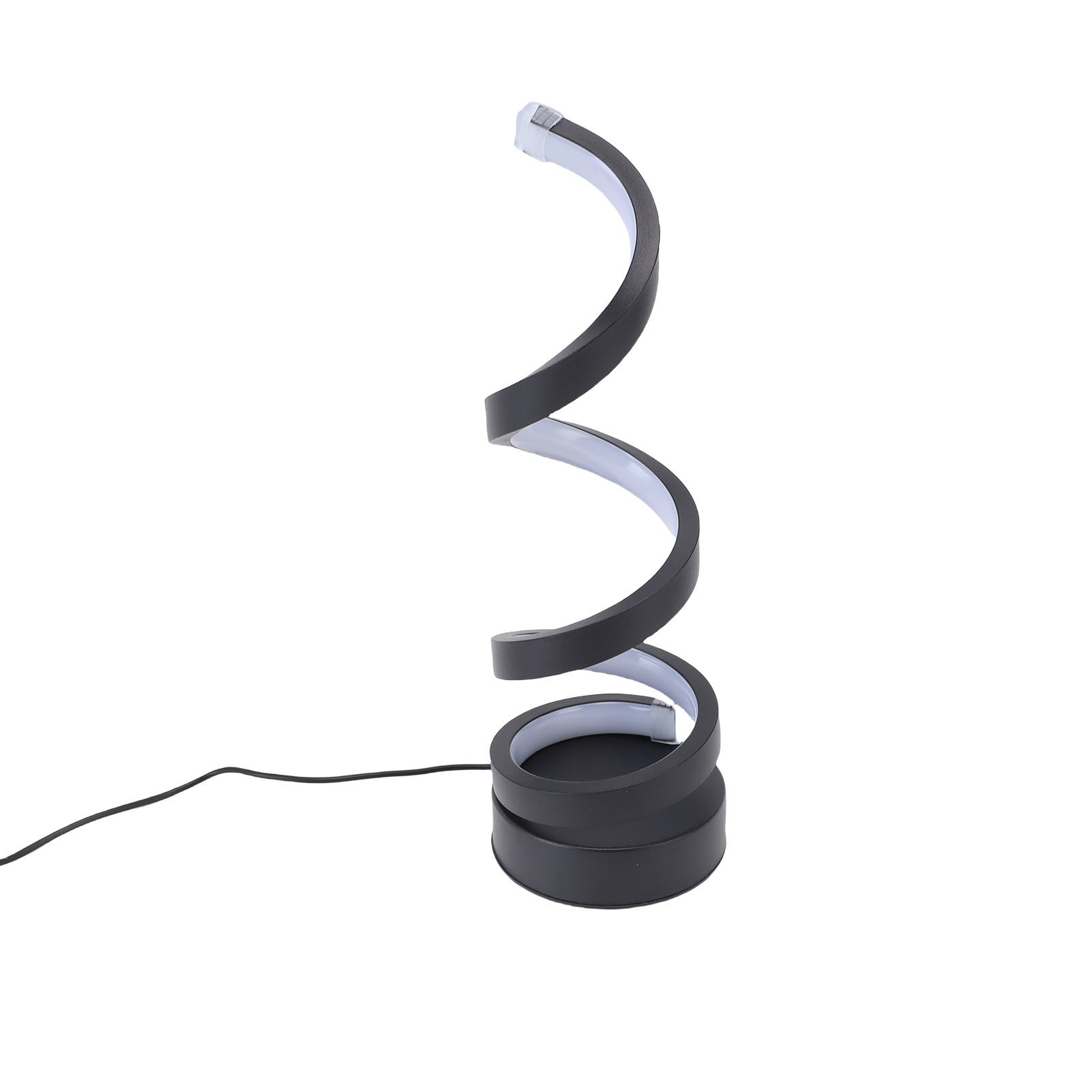 Spiral Table Lamp Aluminum 3 Colors Dimmable Decorative LED Bedside Lamp for view 11