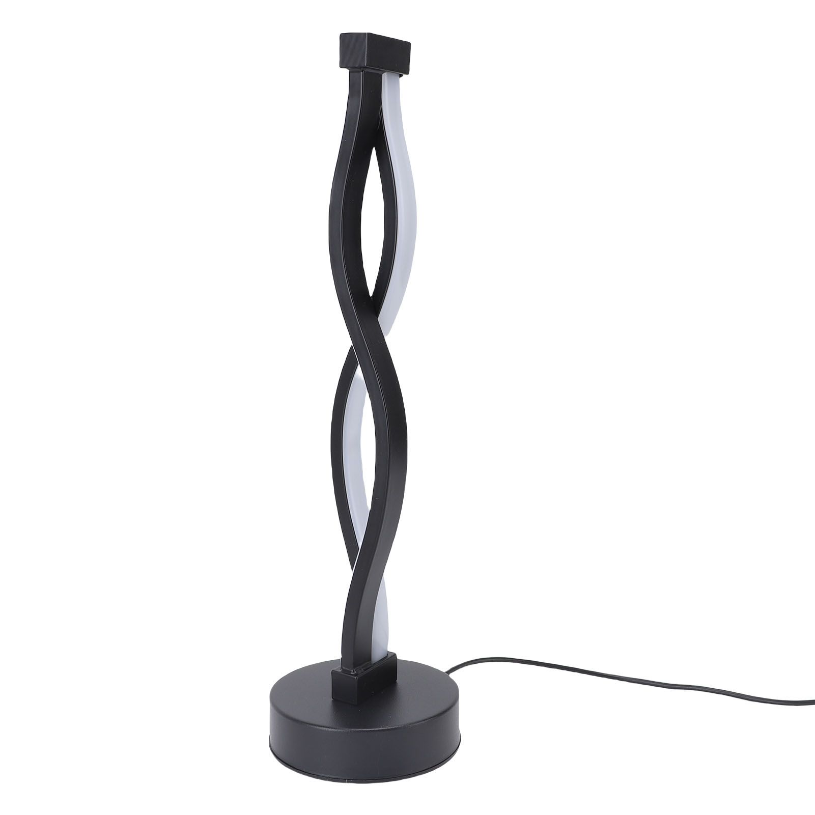 Spiral LED Table Lamp Modern 3 Colors Dimmable Desk Lamp Stylish Bedside Light view 4