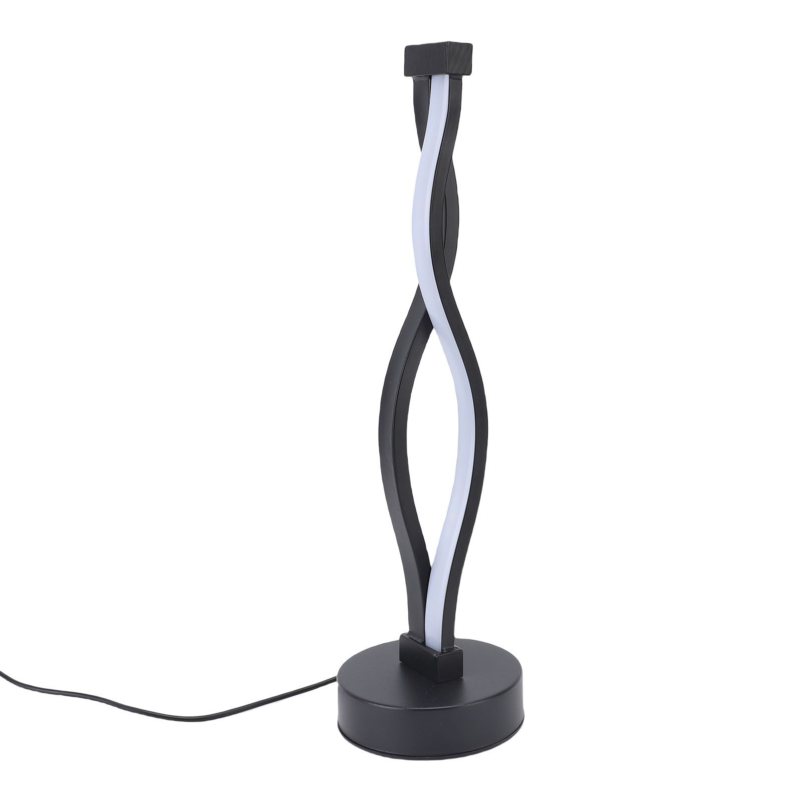 Spiral LED Table Lamp Modern 3 Colors Dimmable Desk Lamp Stylish Bedside Light view 6
