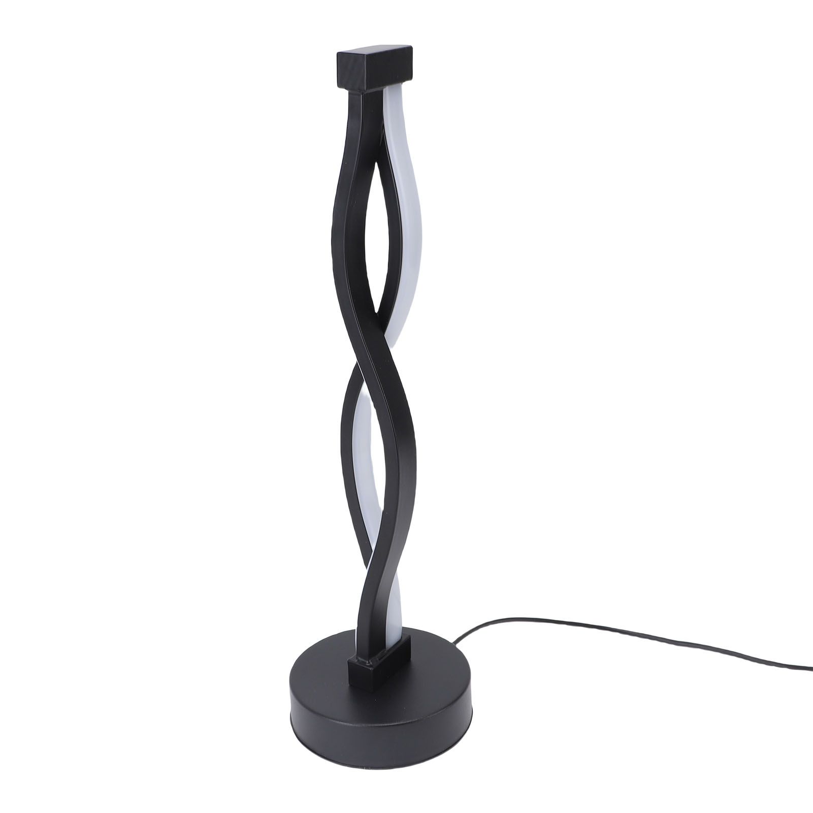 Spiral LED Table Lamp Modern 3 Colors Dimmable Desk Lamp Stylish Bedside Light view 8