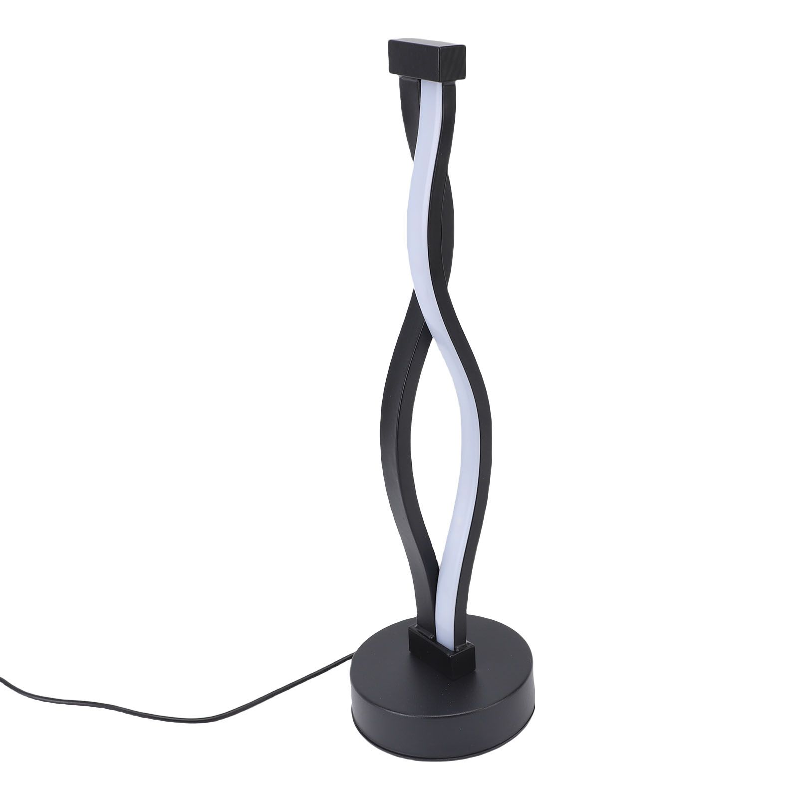 Spiral LED Table Lamp Modern 3 Colors Dimmable Desk Lamp Stylish Bedside Light view 10