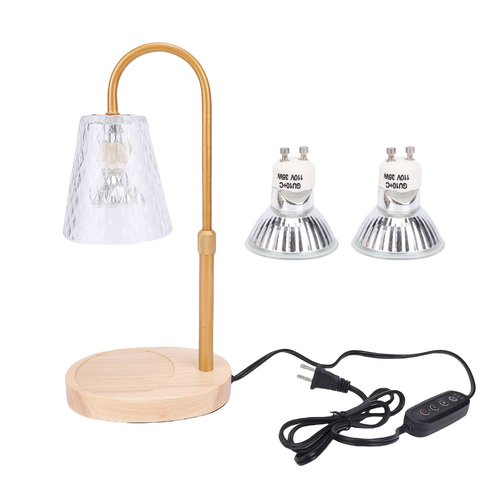 Candle Warmer Lamp with Timer Dimmable Wax Melt Warmer for Jar Candles with 2 view 3