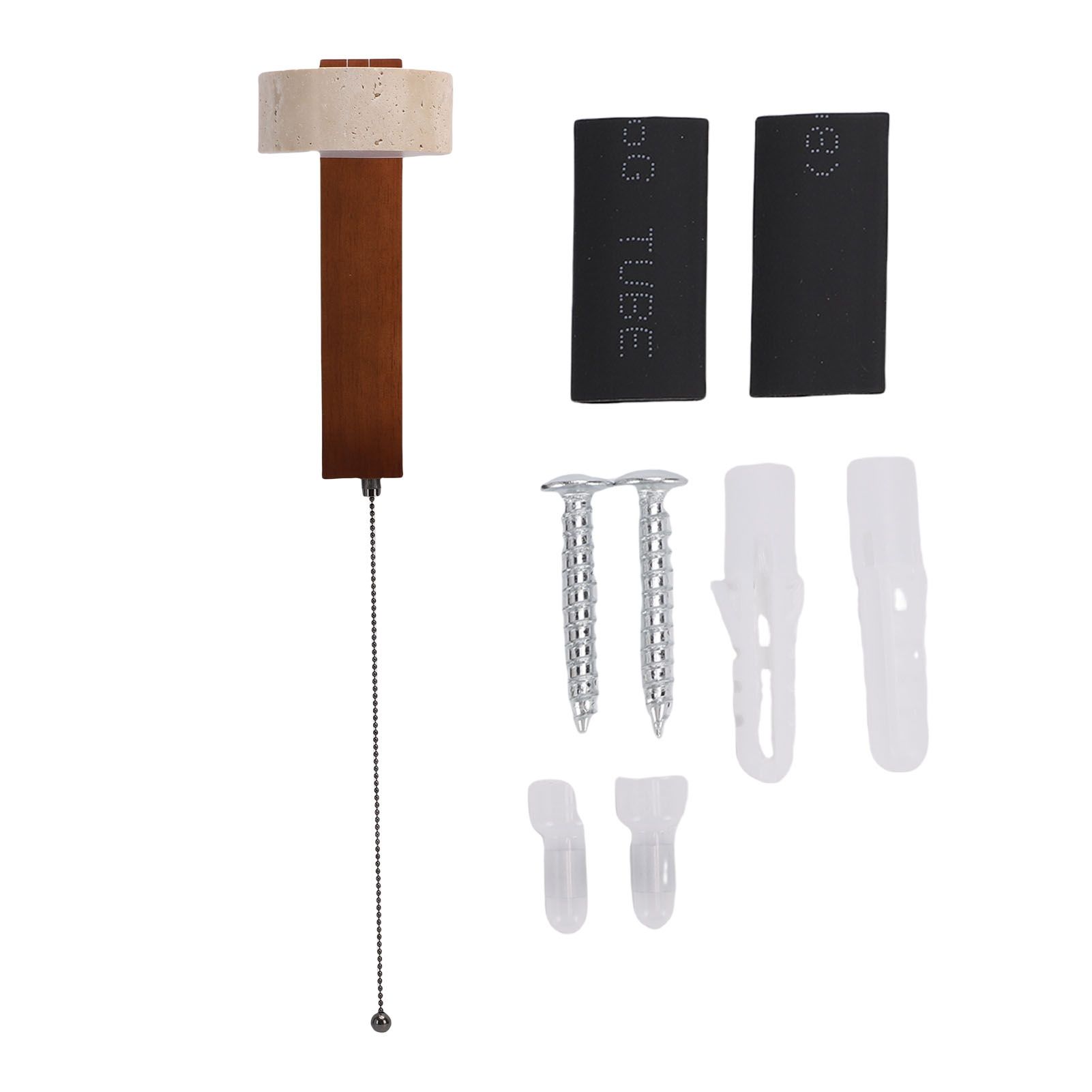 LED Wall Sconce Oak Wood Travertine Stone Modern Rotatable Wall Light Fixture view 3