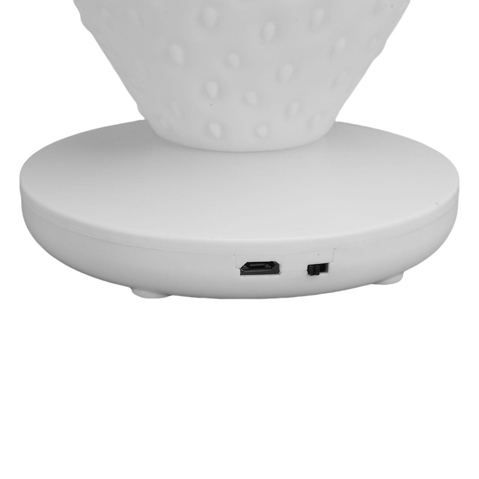Strawberry Night Light USB Rechargeable LED Cute Silicone Strawberry Bedside view 7