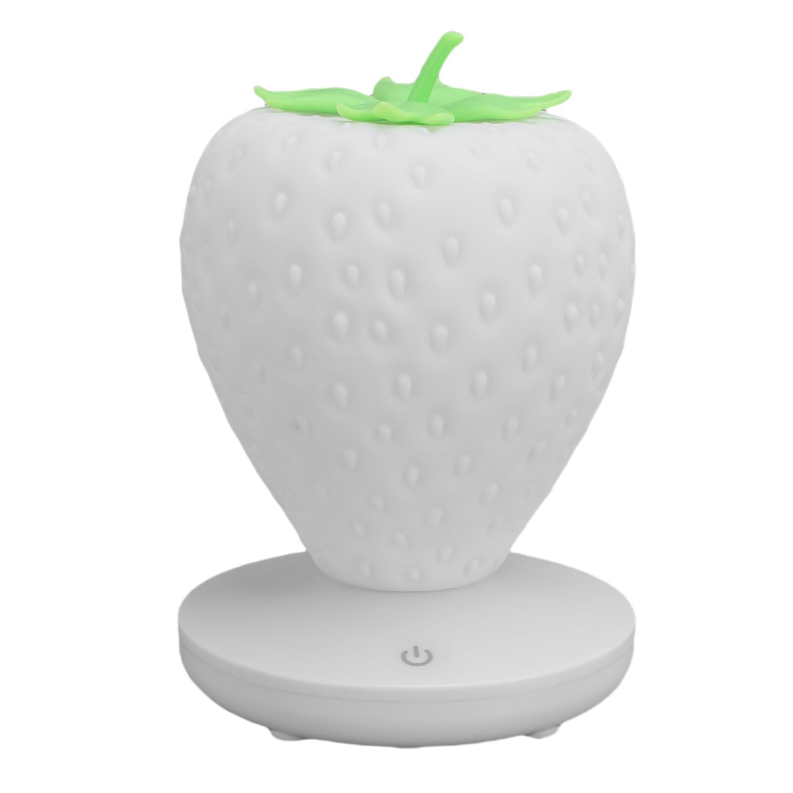 Strawberry Night Light USB Rechargeable LED Cute Silicone Strawberry Bedside view 10