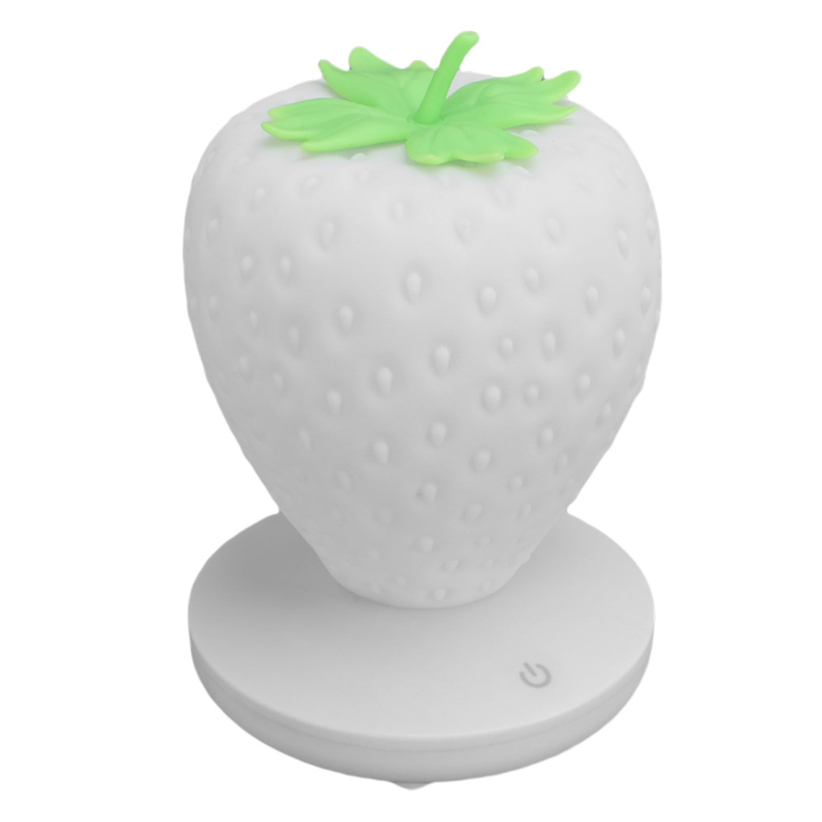 Strawberry Night Light USB Rechargeable LED Cute Silicone Strawberry Bedside view 11