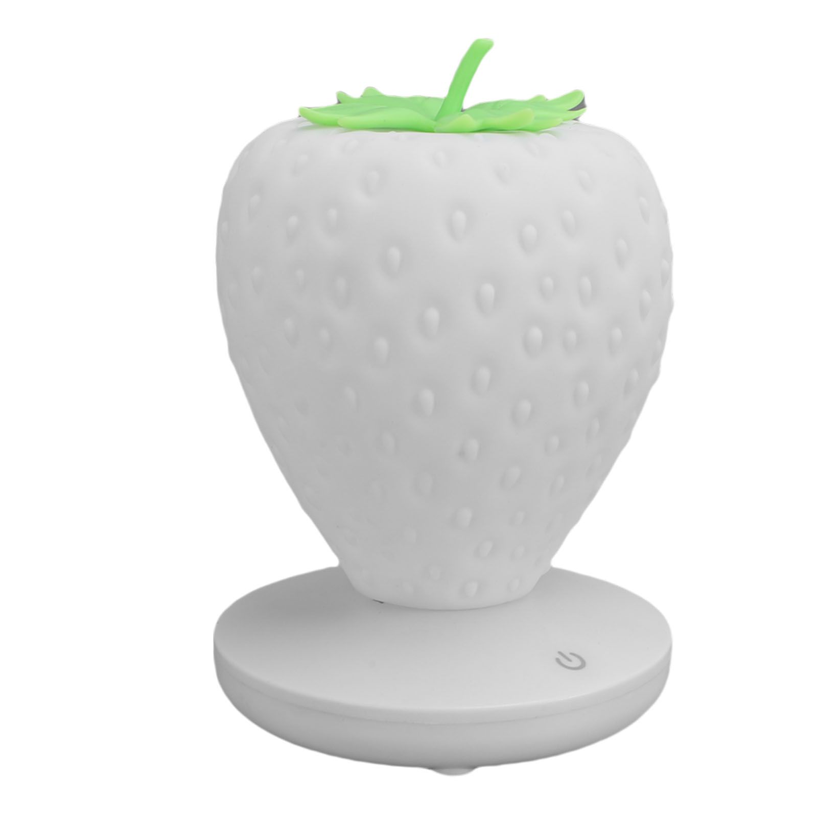 Strawberry Night Light USB Rechargeable LED Cute Silicone Strawberry Bedside view 12