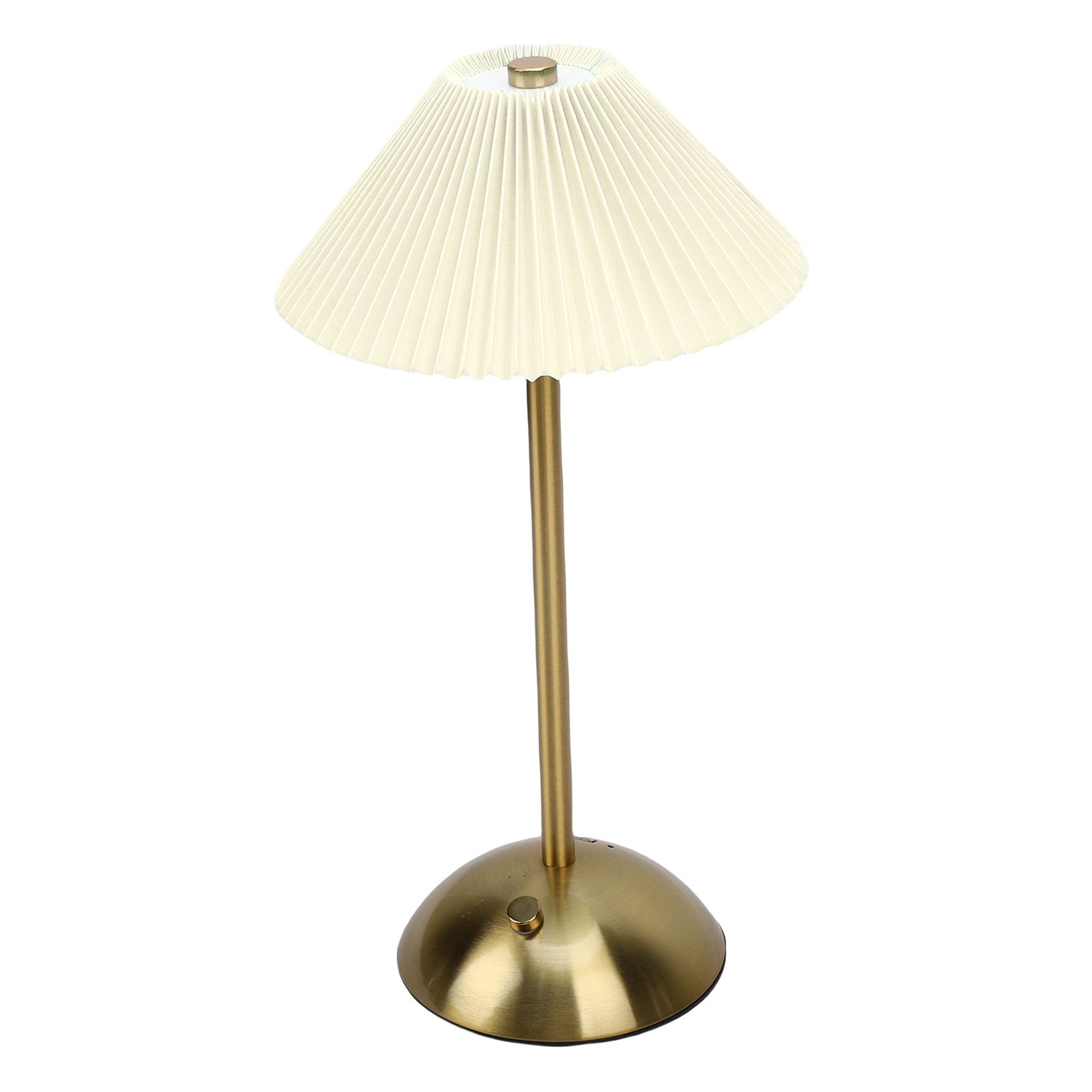 Pleated Table Lamp Touch Control 3 Colors Stepless Dimming USB Rechargeable view 6