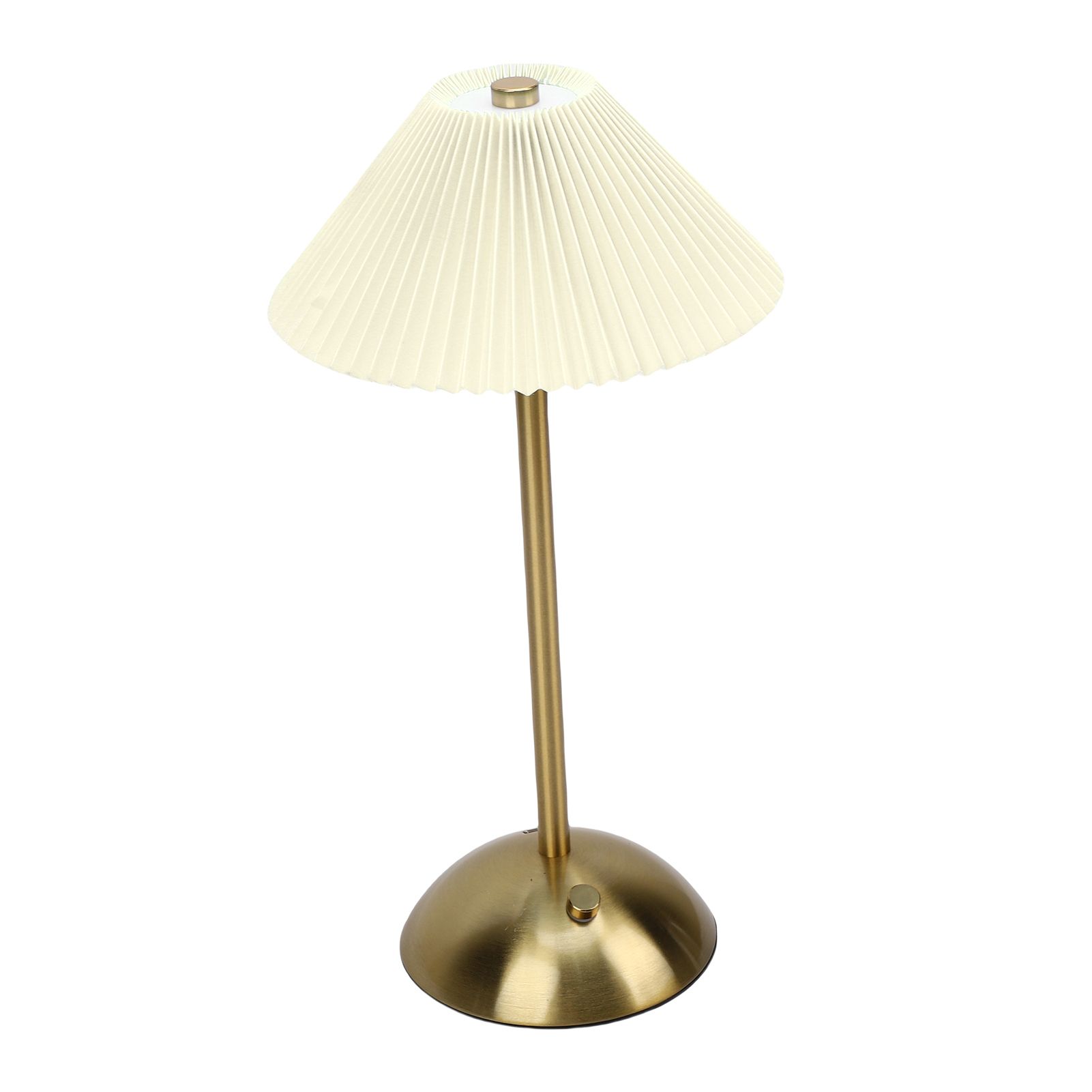 Pleated Table Lamp Touch Control 3 Colors Stepless Dimming USB Rechargeable view 8
