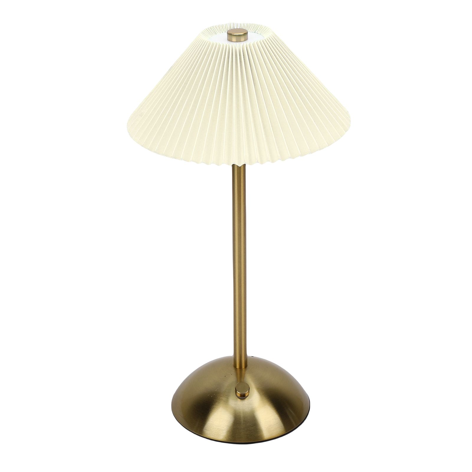Pleated Table Lamp Touch Control 3 Colors Stepless Dimming USB Rechargeable view 9