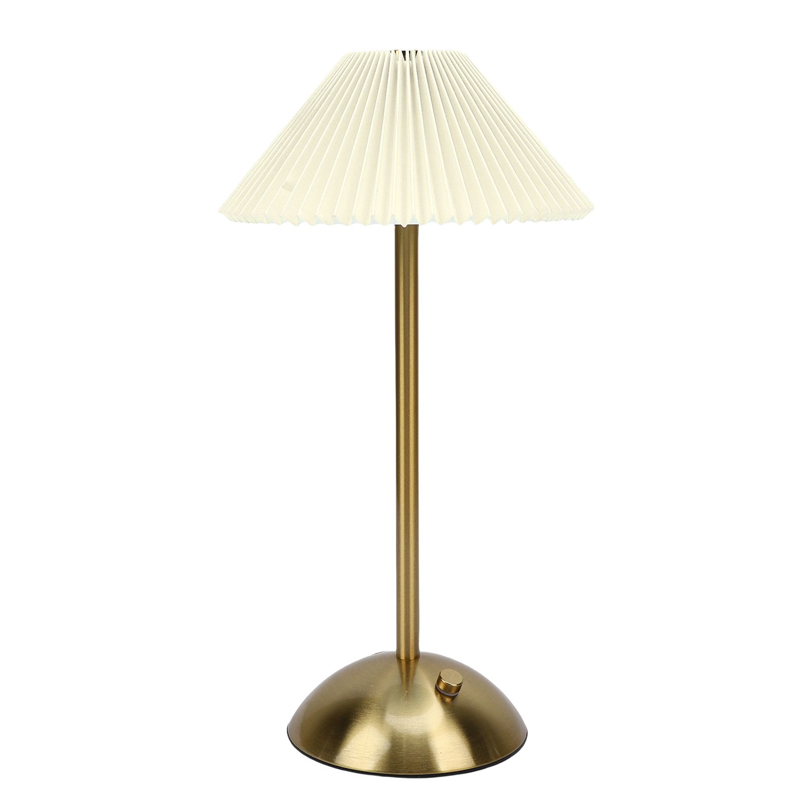 Pleated Table Lamp Touch Control 3 Colors Stepless Dimming USB Rechargeable view 10