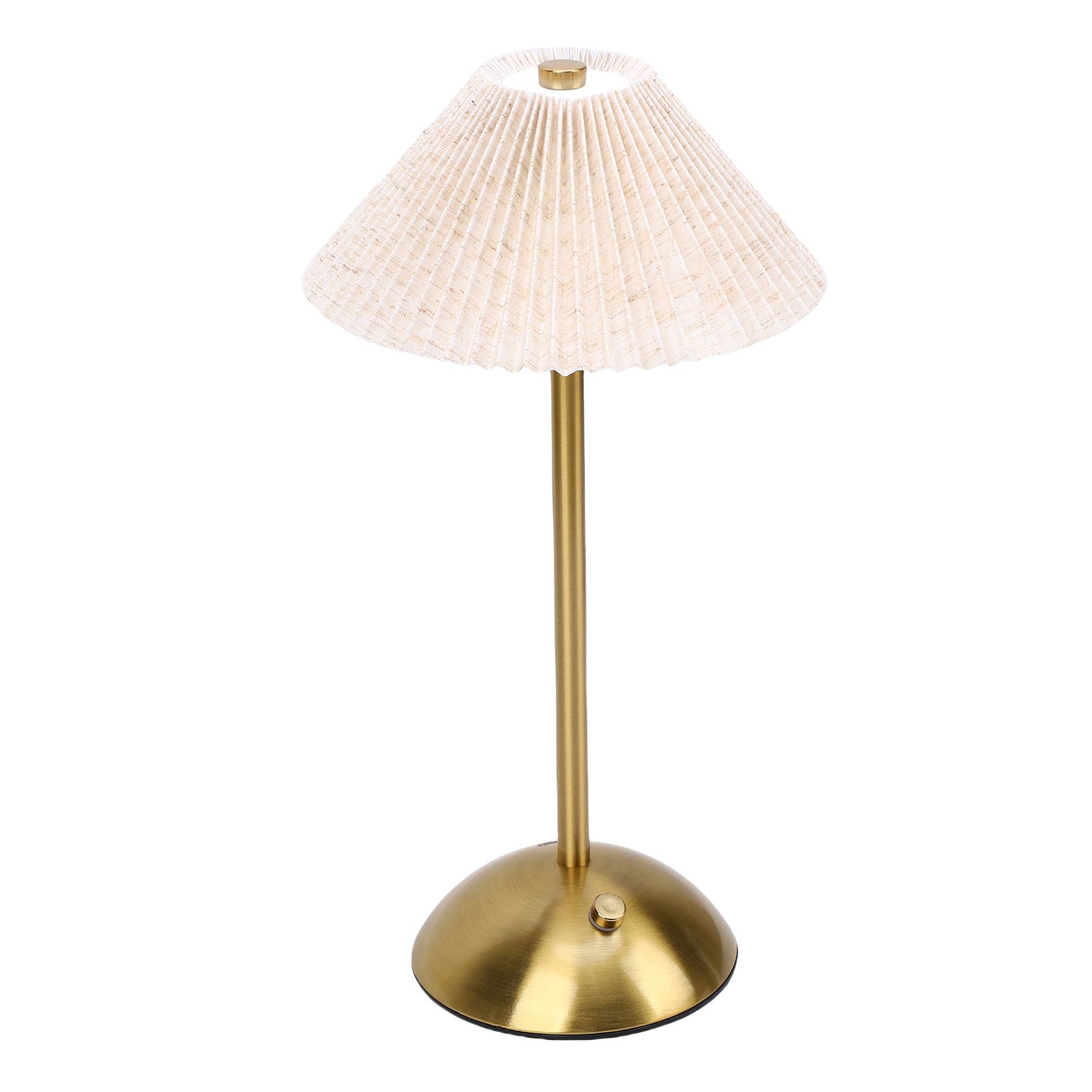Pleated Table Lamp Touch Control 3 Colors Stepless Dimming USB Rechargeable view 7