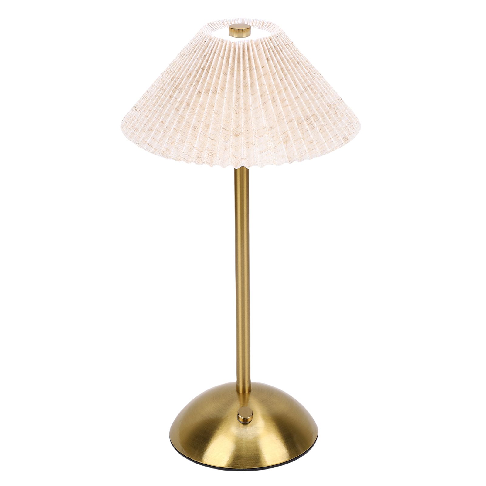 Pleated Table Lamp Touch Control 3 Colors Stepless Dimming USB Rechargeable view 8