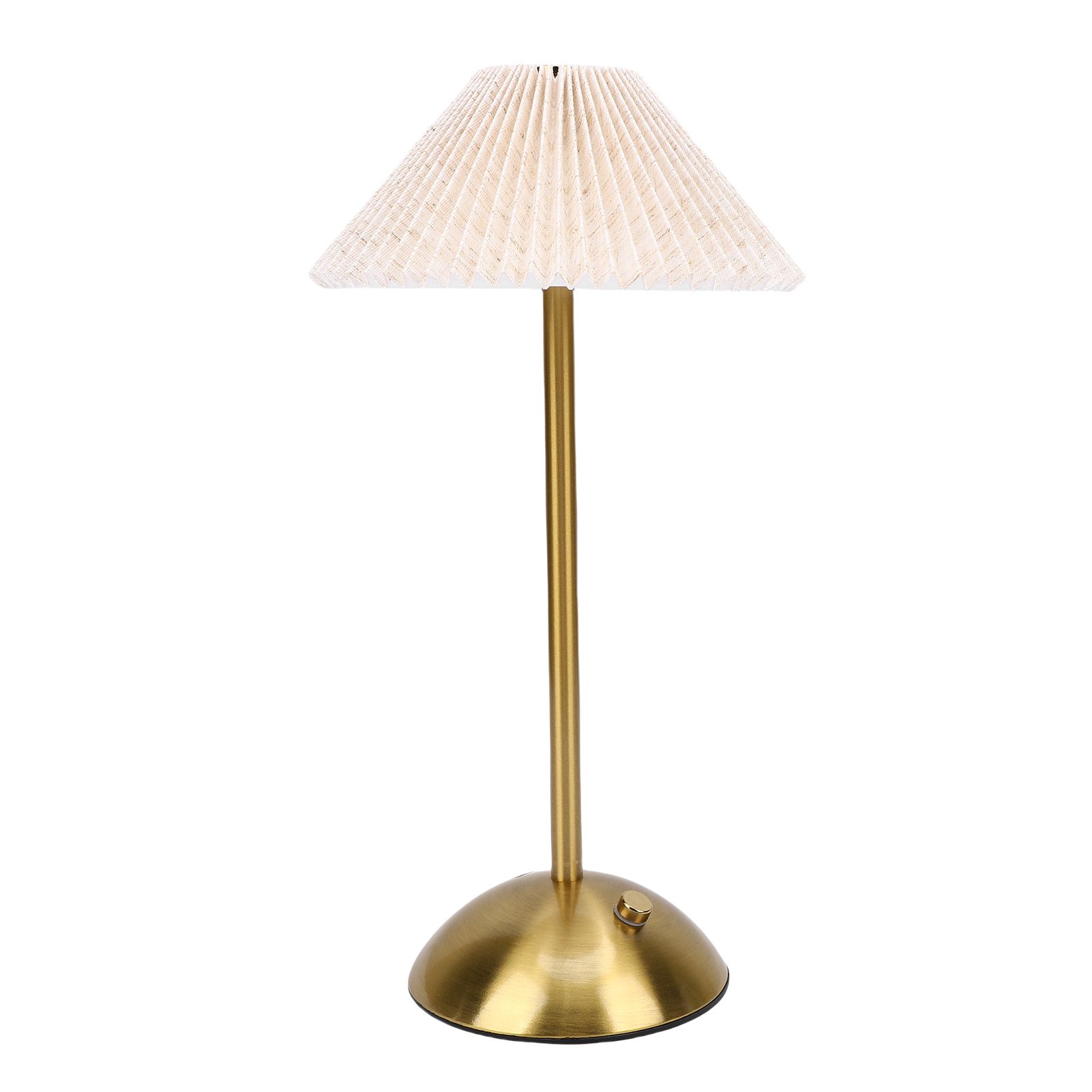 Pleated Table Lamp Touch Control 3 Colors Stepless Dimming USB Rechargeable view 9