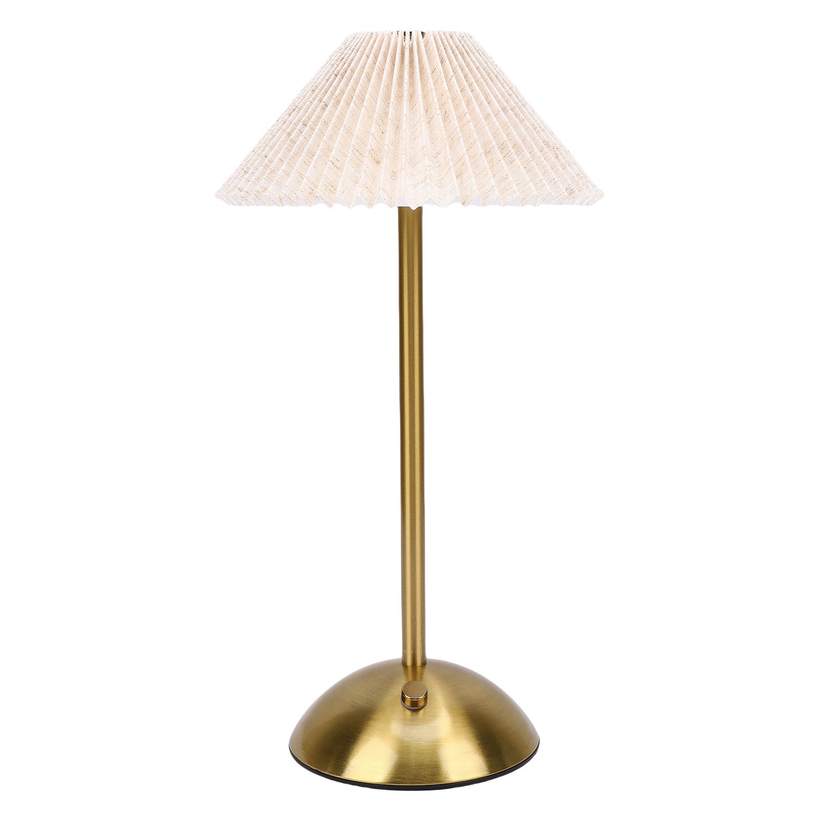 Pleated Table Lamp Touch Control 3 Colors Stepless Dimming USB Rechargeable view 12