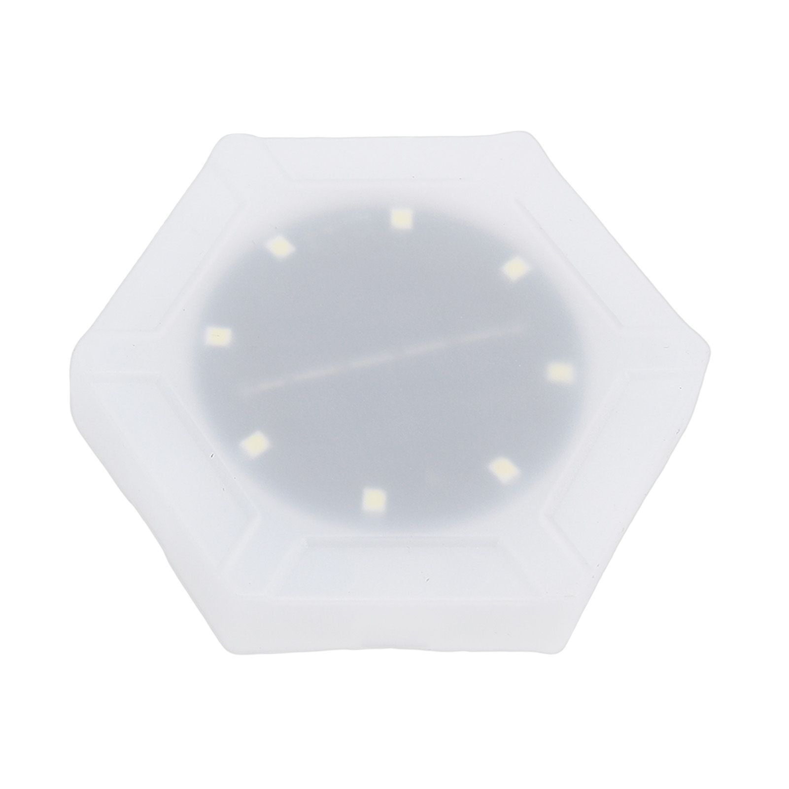 6pcs Hexagon Wall Lights Cordless Light Sensor Rain Proof Solar Powered LED view 5