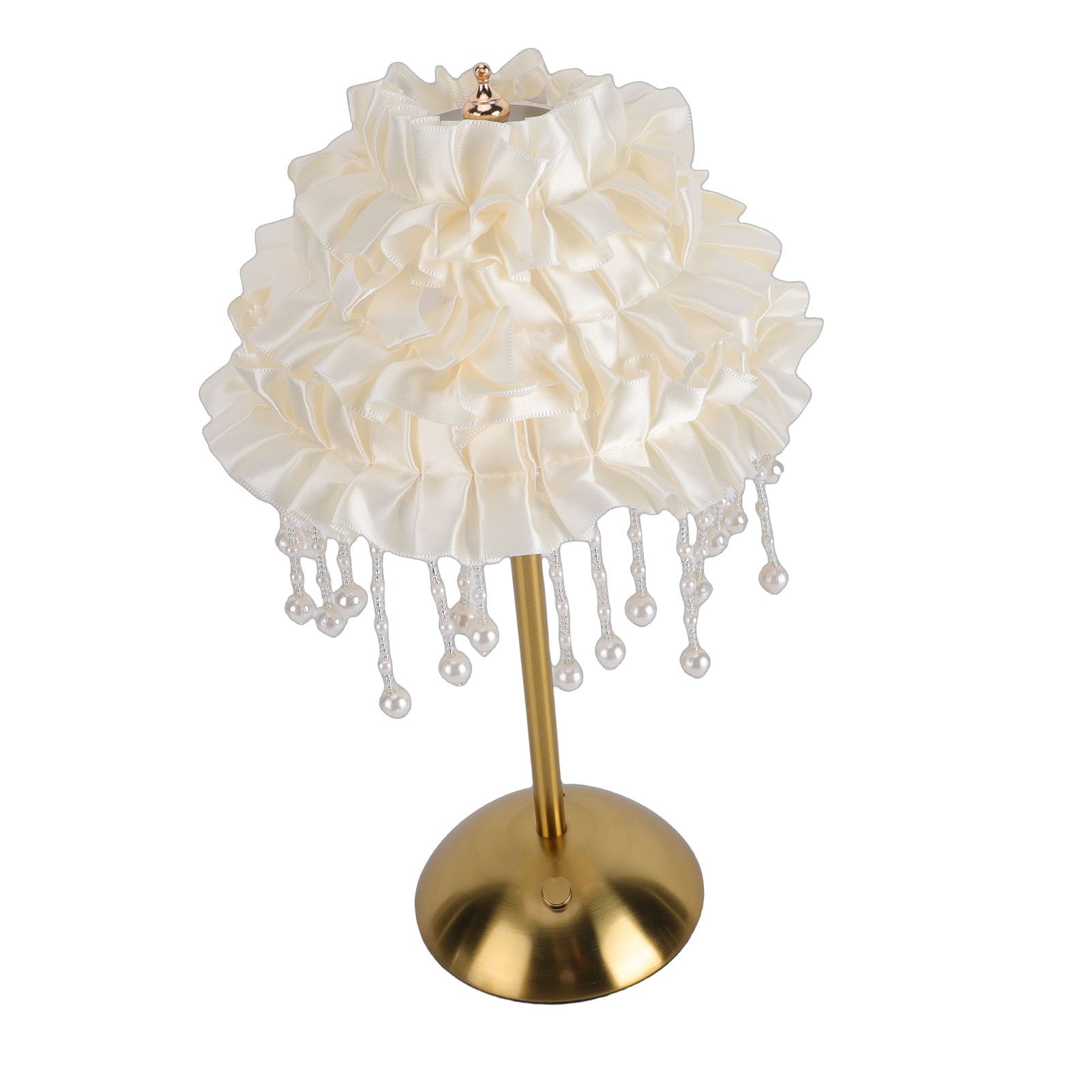 Nordic Bedside Lamp USB Rechargeable Cute Romantic Ribbon Decor Nightstand for view 6