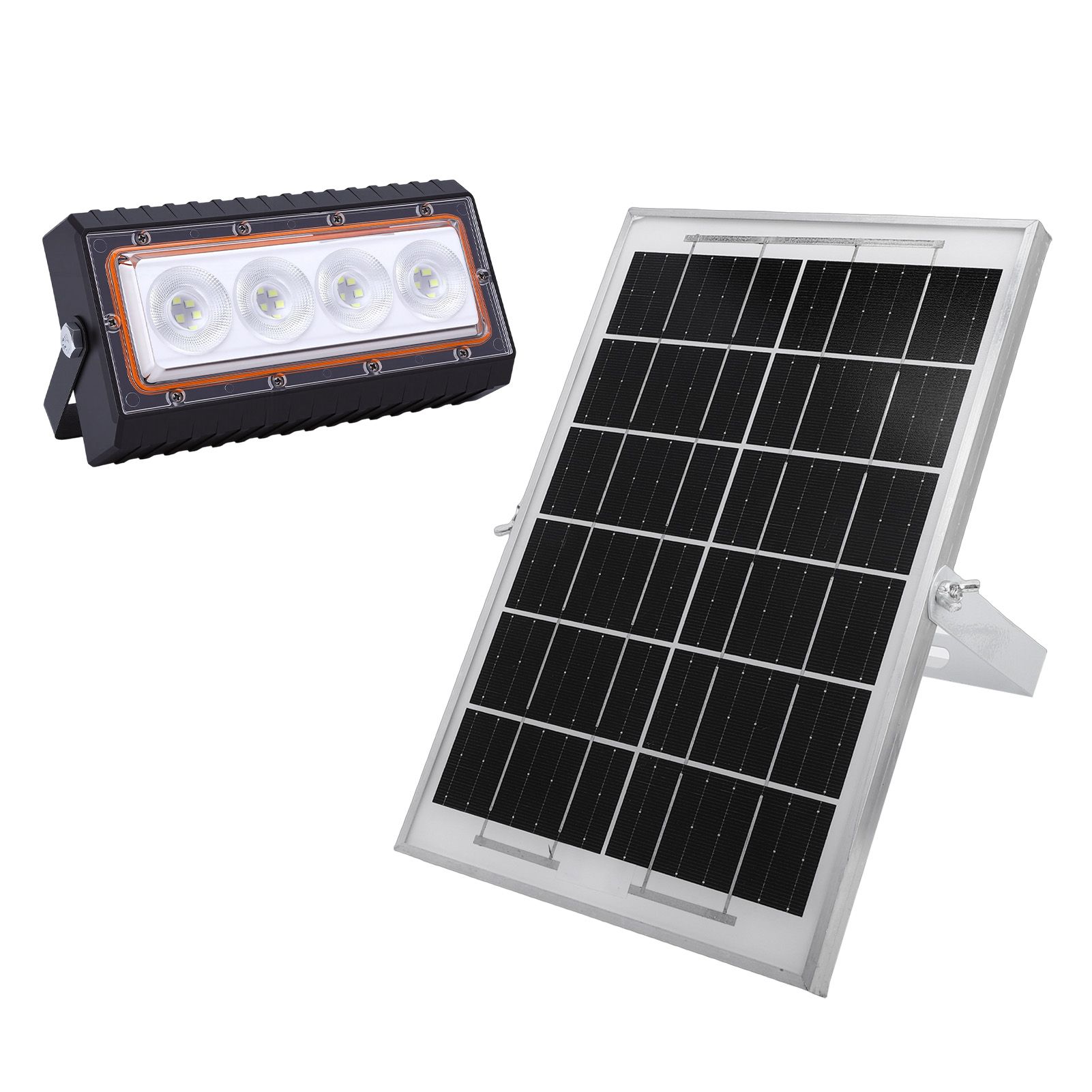 LED Solar Flood Light Courtyard Outdoor IP67 Water Proof High Brightness view 4