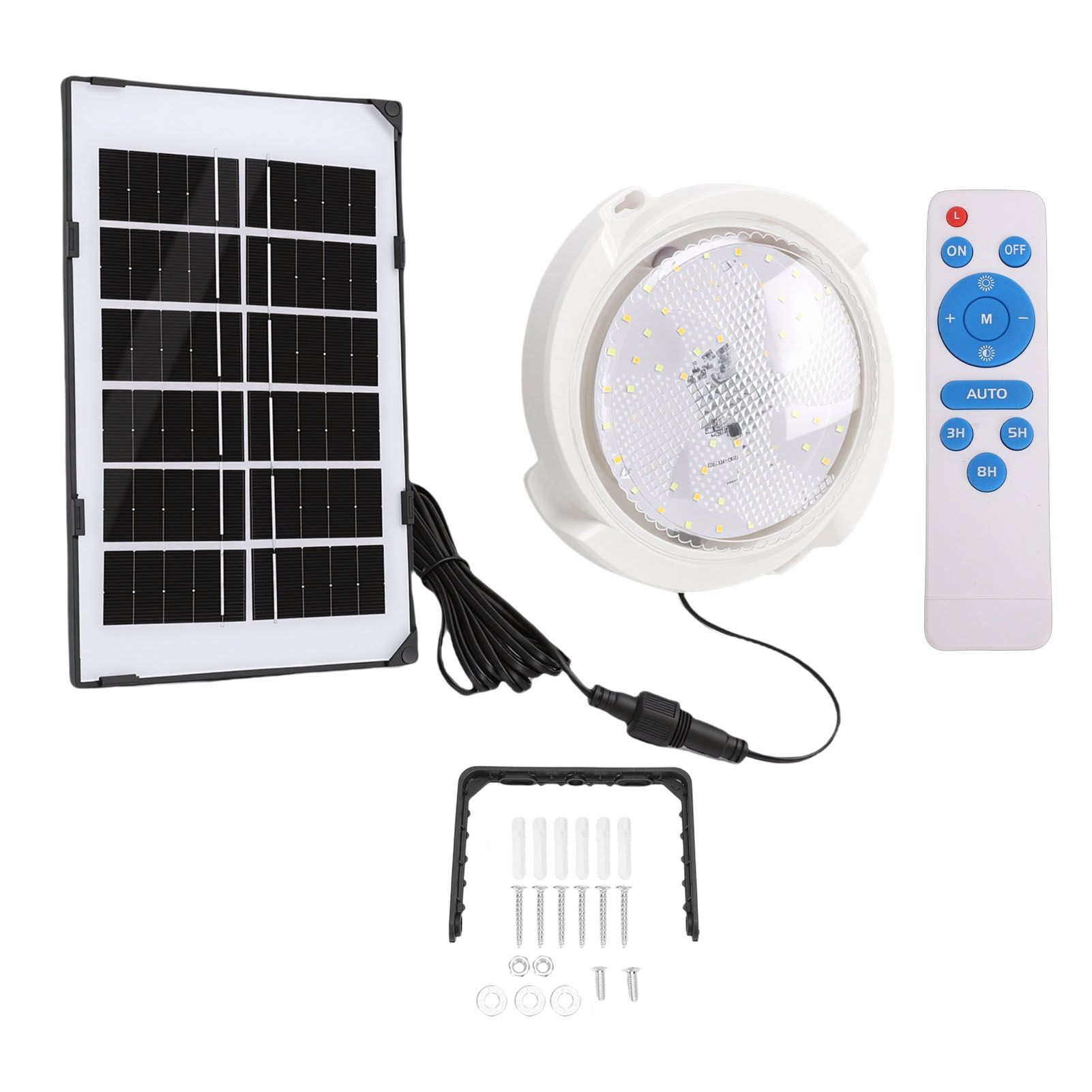 Solar Ceiling Light IP67 Water Proof High Brightness Remote Control 3 Colors view 3