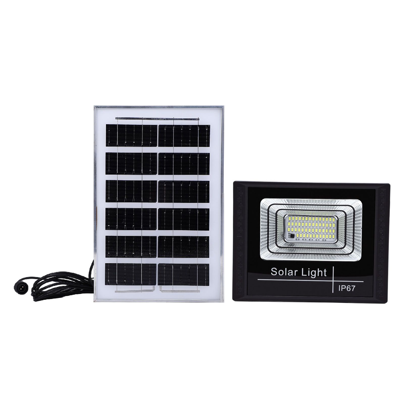 LED Solar Floodlight IP67 Water Proof Auto Dusk to Dawn Sensor Solar Security
