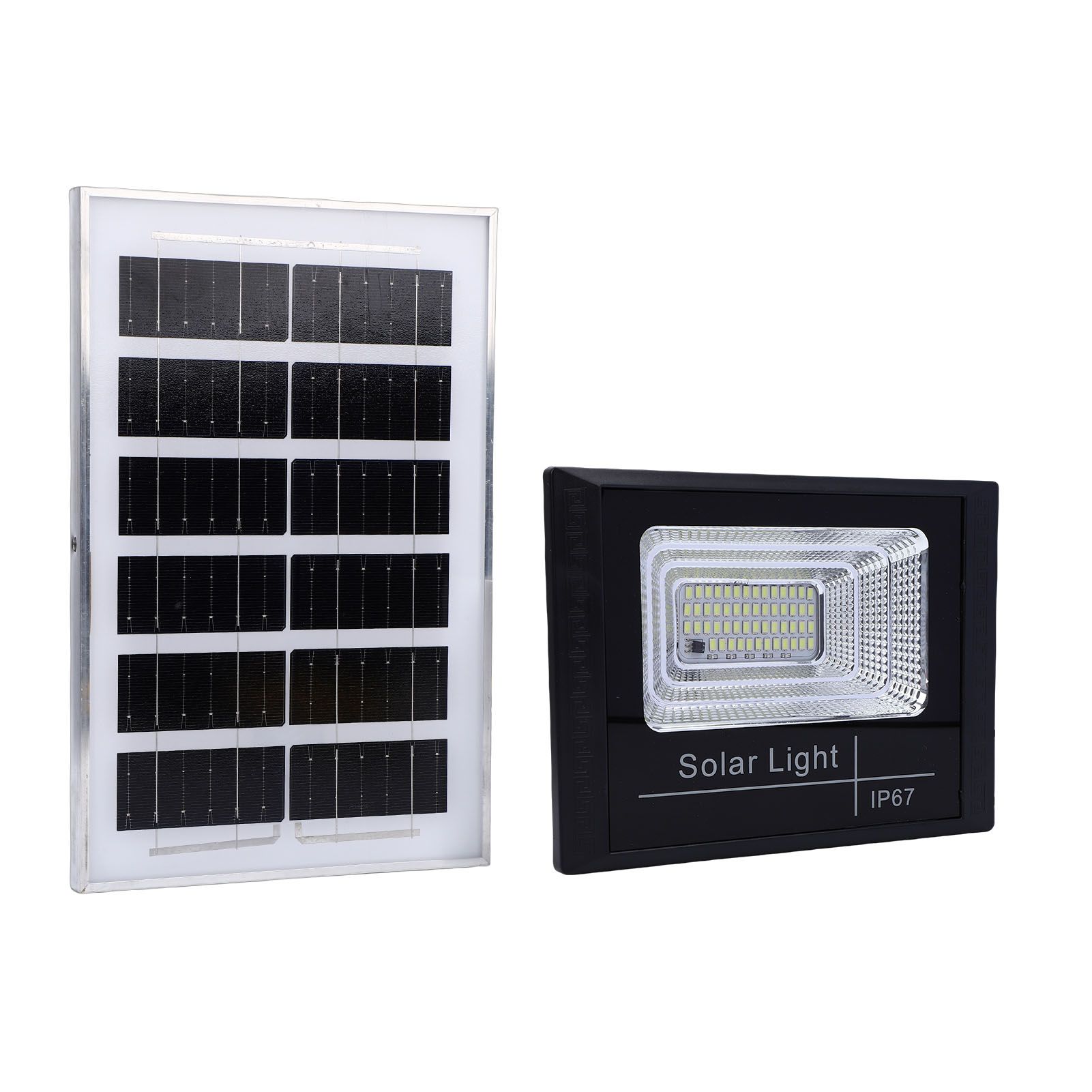 LED Solar Floodlight IP67 Water Proof Auto Dusk to Dawn Sensor Solar Security view 4