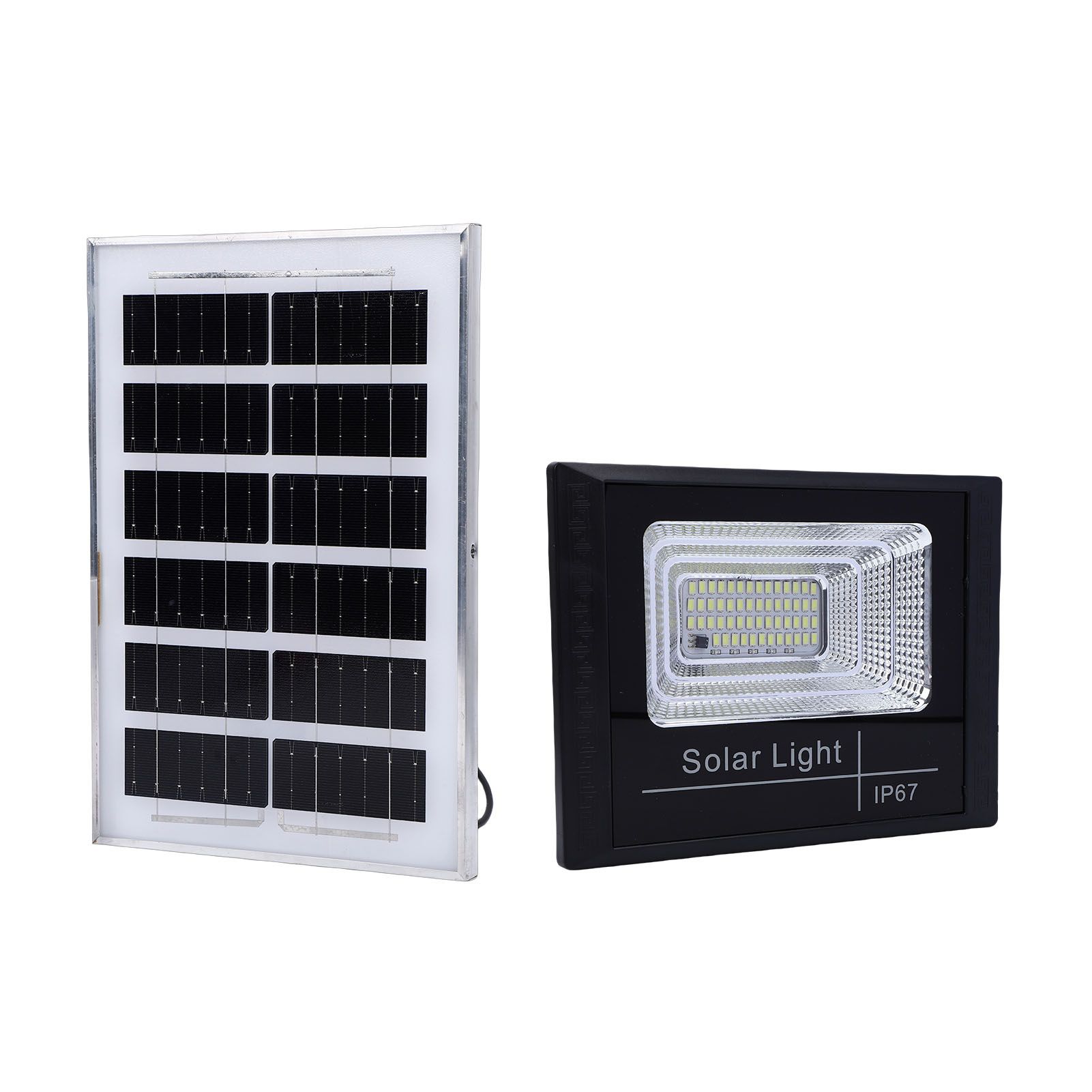 LED Solar Floodlight IP67 Water Proof Auto Dusk to Dawn Sensor Solar Security view 6