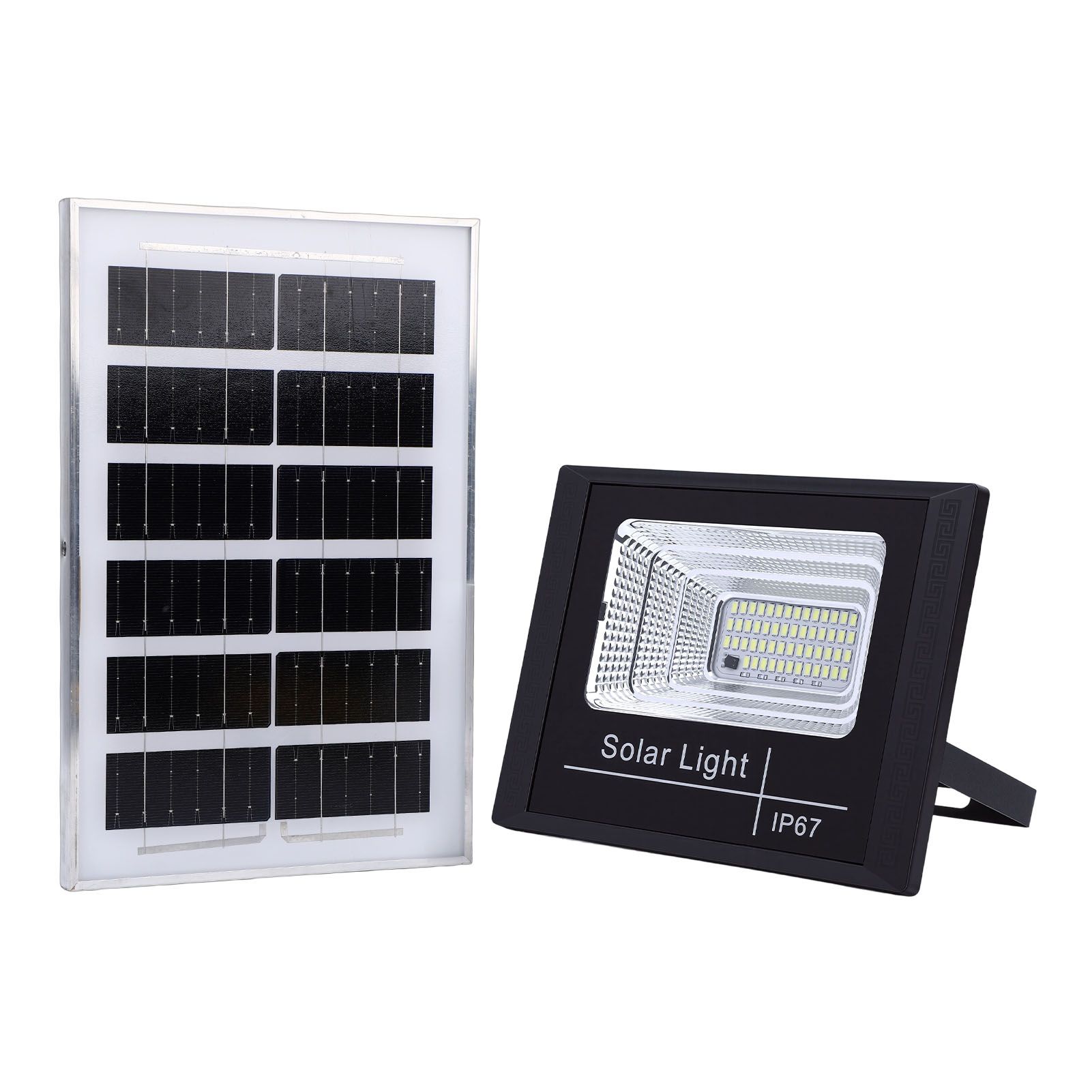 LED Solar Floodlight IP67 Water Proof Auto Dusk to Dawn Sensor Solar Security view 8