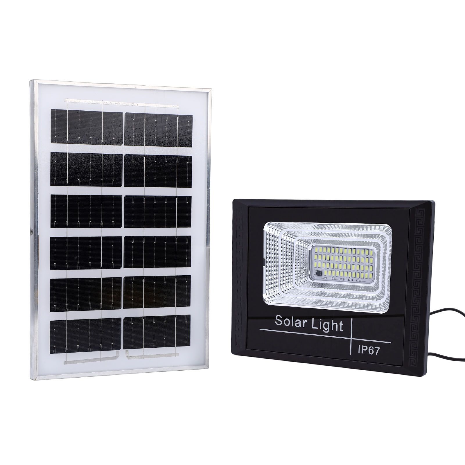 LED Solar Floodlight IP67 Water Proof Auto Dusk to Dawn Sensor Solar Security view 9