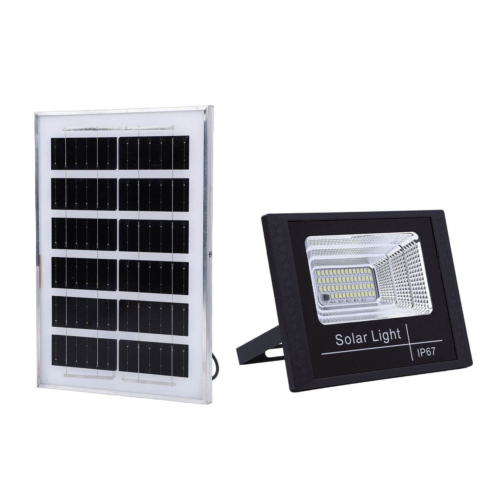 LED Solar Floodlight IP67 Water Proof Auto Dusk to Dawn Sensor Solar Security view 10