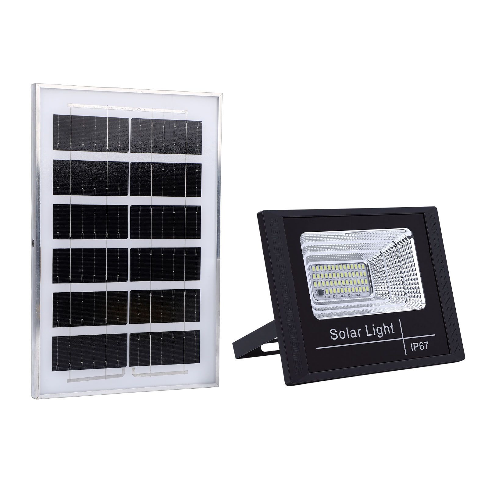 LED Solar Floodlight IP67 Water Proof Auto Dusk to Dawn Sensor Solar Security view 11