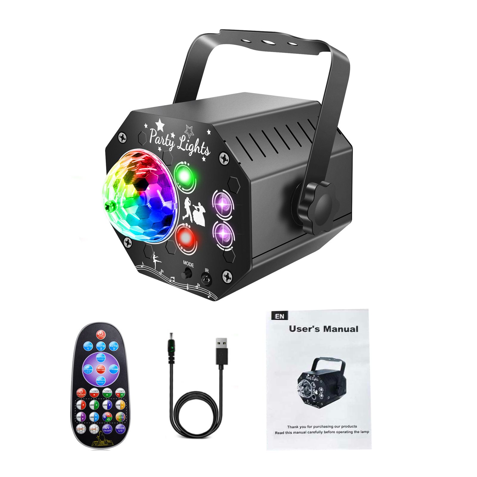 3-in-1 Magic Ball Stage Light view 2